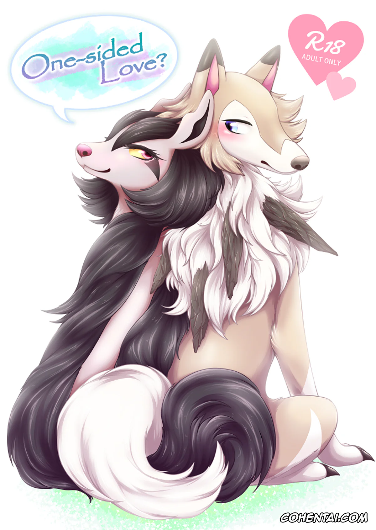 Pokemon | Pocket Monsters xxx, Lycanroc xxx, Lycanroc Midday Form xxx, Mightyena xxx, One-sided Love? (Pokémon), pagina 1