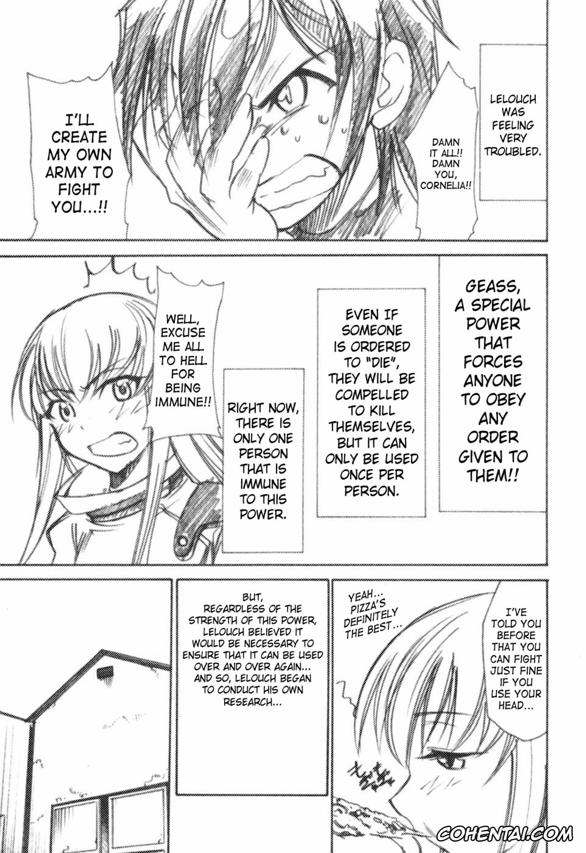 Code Geass xxx, C.c. xxx, Kallen Stadtfeld | Kallen Kouzuki xxx, Lelouch Vi Britannia xxx, Shirley Fenette xxx, Code Eross (Code Geass), pagina 4