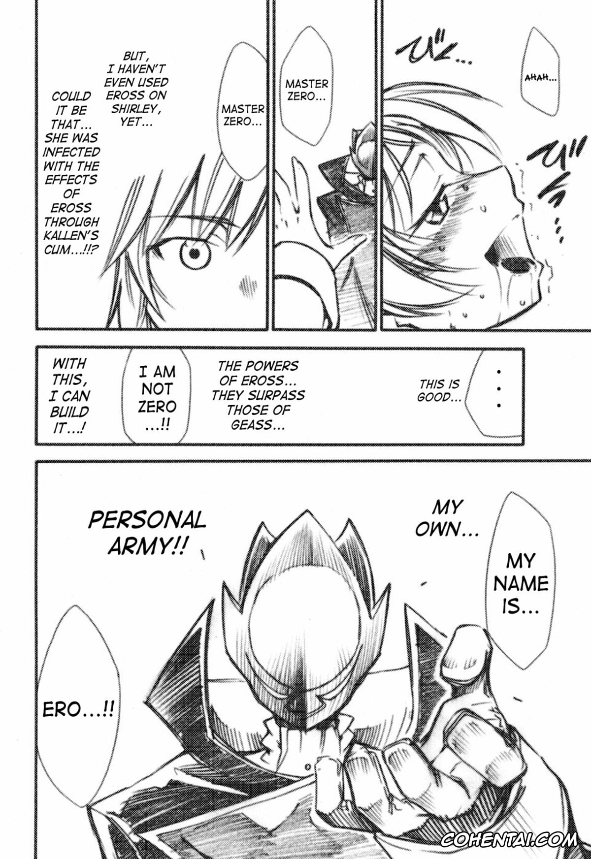 Code Geass xxx, C.c. xxx, Kallen Stadtfeld | Kallen Kouzuki xxx, Lelouch Vi Britannia xxx, Shirley Fenette xxx, Code Eross (Code Geass), pagina 19