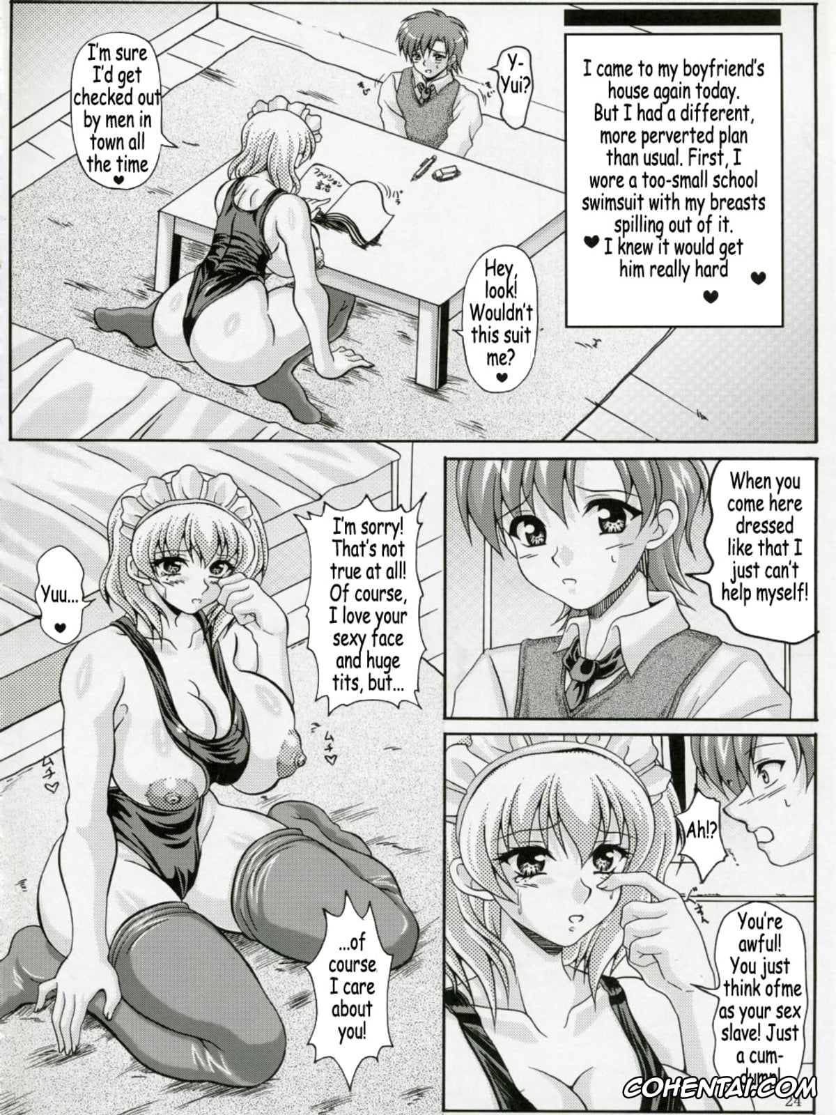 Original porno, Boku dake no Bakunyuu Ona-maid, pagina 23