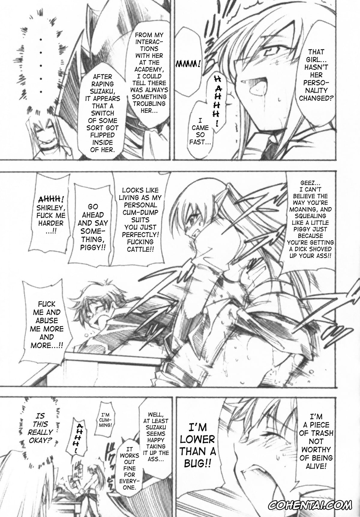 Code Geass hentai, C.c. hentai, Cornelia Li Britannia hentai, Euphemia Li Britannia hentai, Kallen Stadtfeld | Kallen Kouzuki hentai, Lelouch Vi Britannia hentai, Milly Ashford hentai, Nina Einstein hentai, Rivalz Cardemonde hentai, Shirley Fenette hentai, Suzaku Kururugi hentai, Code Eross 3: Waga Na wa Ero (Code Geass), pagina 12