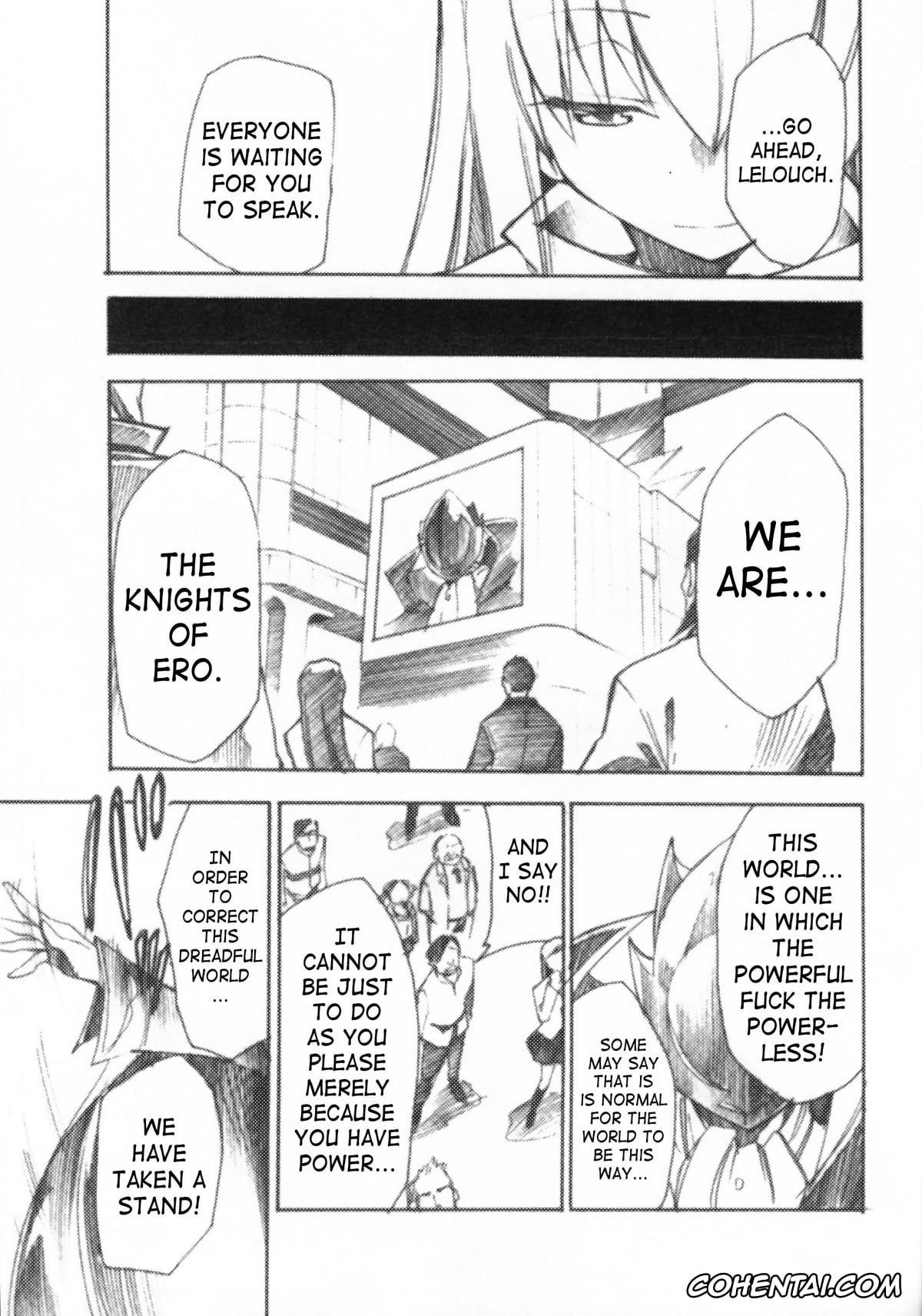 Code Geass hentai, C.c. hentai, Cornelia Li Britannia hentai, Euphemia Li Britannia hentai, Kallen Stadtfeld | Kallen Kouzuki hentai, Lelouch Vi Britannia hentai, Milly Ashford hentai, Nina Einstein hentai, Rivalz Cardemonde hentai, Shirley Fenette hentai, Suzaku Kururugi hentai, Code Eross 3: Waga Na wa Ero (Code Geass), pagina 24