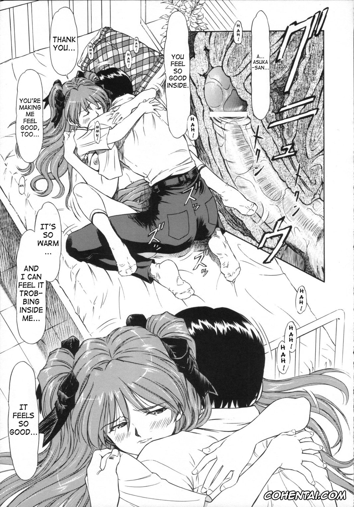 Neon Genesis Evangelion porno, Asuka Langley Soryu porno, Rei Ayanami porno, Ayanami Asuka Milk Cafe Au Lait (Neon Genesis Evangelion), pagina 8