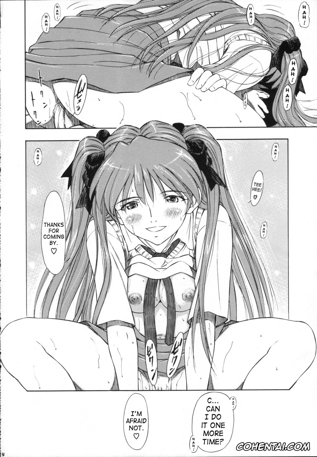 Neon Genesis Evangelion xxx, Asuka Langley Soryu xxx, Rei Ayanami xxx, Ayanami Asuka Milk Cafe Au Lait (Neon Genesis Evangelion), pagina 13