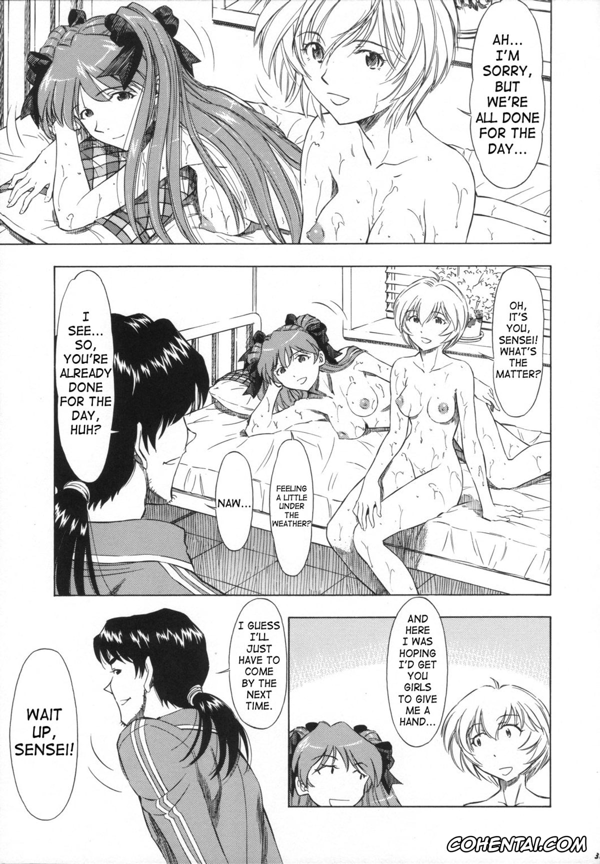 Neon Genesis Evangelion hentai, Asuka Langley Soryu hentai, Rei Ayanami hentai, Ayanami Asuka Milk Cafe Au Lait (Neon Genesis Evangelion), pagina 30