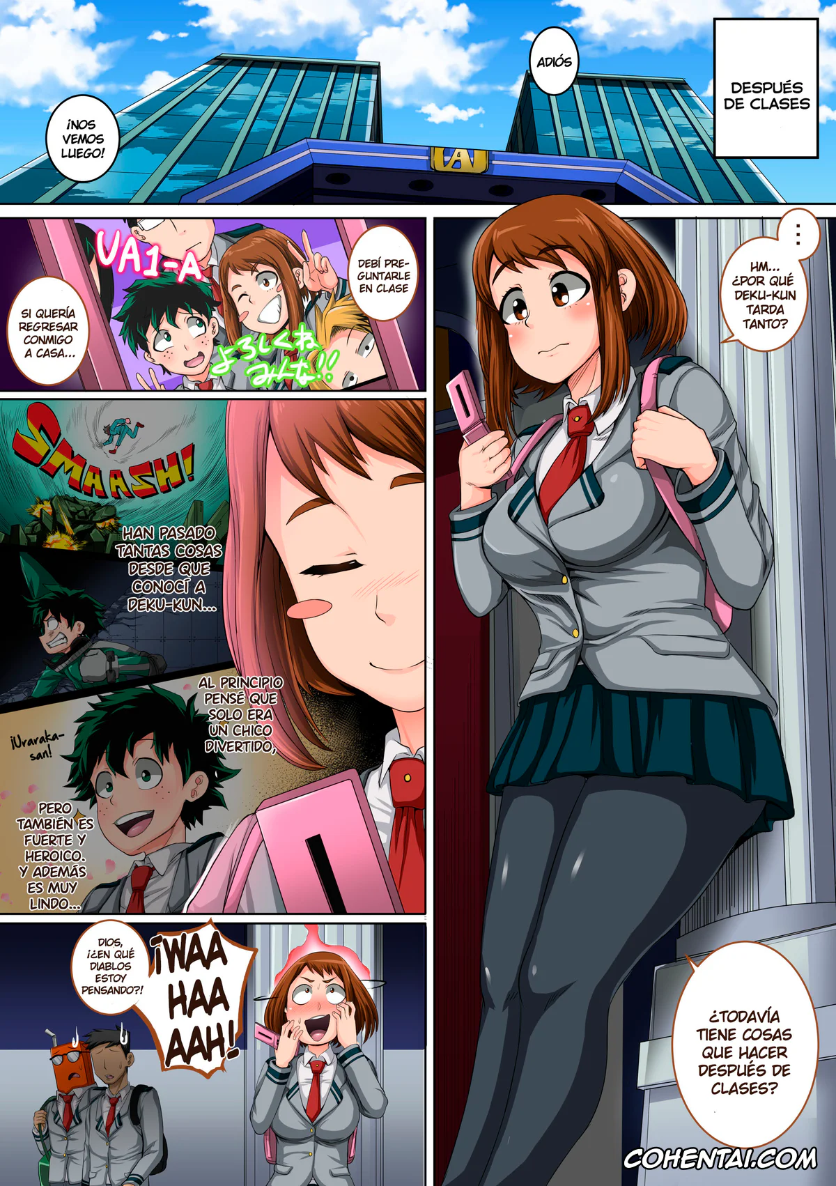 My Hero Academia | Boku No Hero Academia porno, Izuku Midoriya porno, Ochako Uraraka porno, Boku no Harem Academia 03 wa: Ochako Hen «Arata na SEX Friend» (Boku no Hero Academia), pagina 2