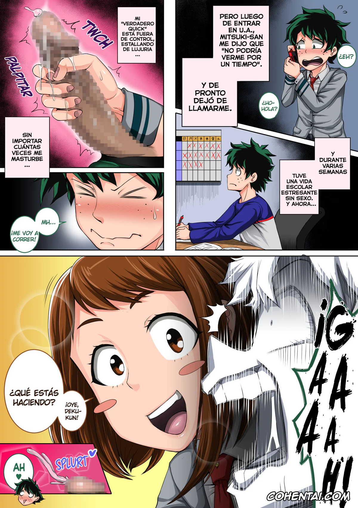 My Hero Academia | Boku No Hero Academia porno, Izuku Midoriya porno, Ochako Uraraka porno, Boku no Harem Academia 03 wa: Ochako Hen «Arata na SEX Friend» (Boku no Hero Academia), pagina 5
