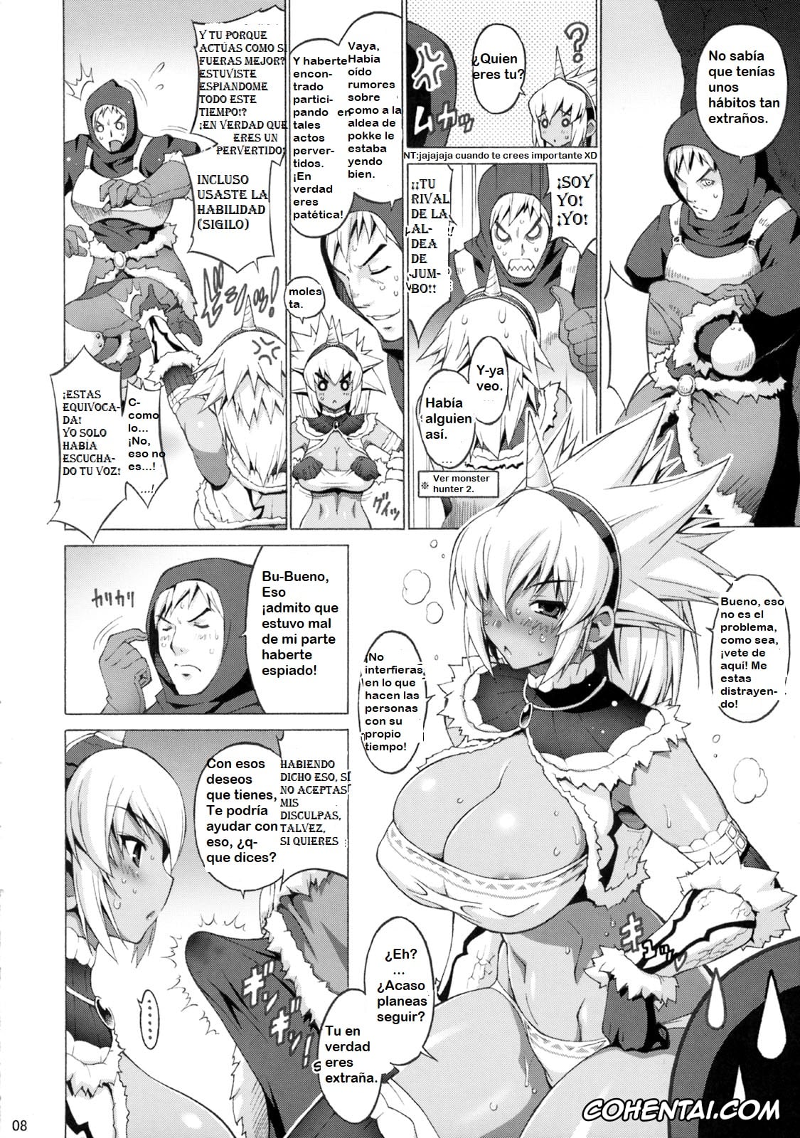 Monster Hunter xxx, Kirin xxx, Kyonyuu Hunter – Big Breast Hunter (Monster Hunter), pagina 7