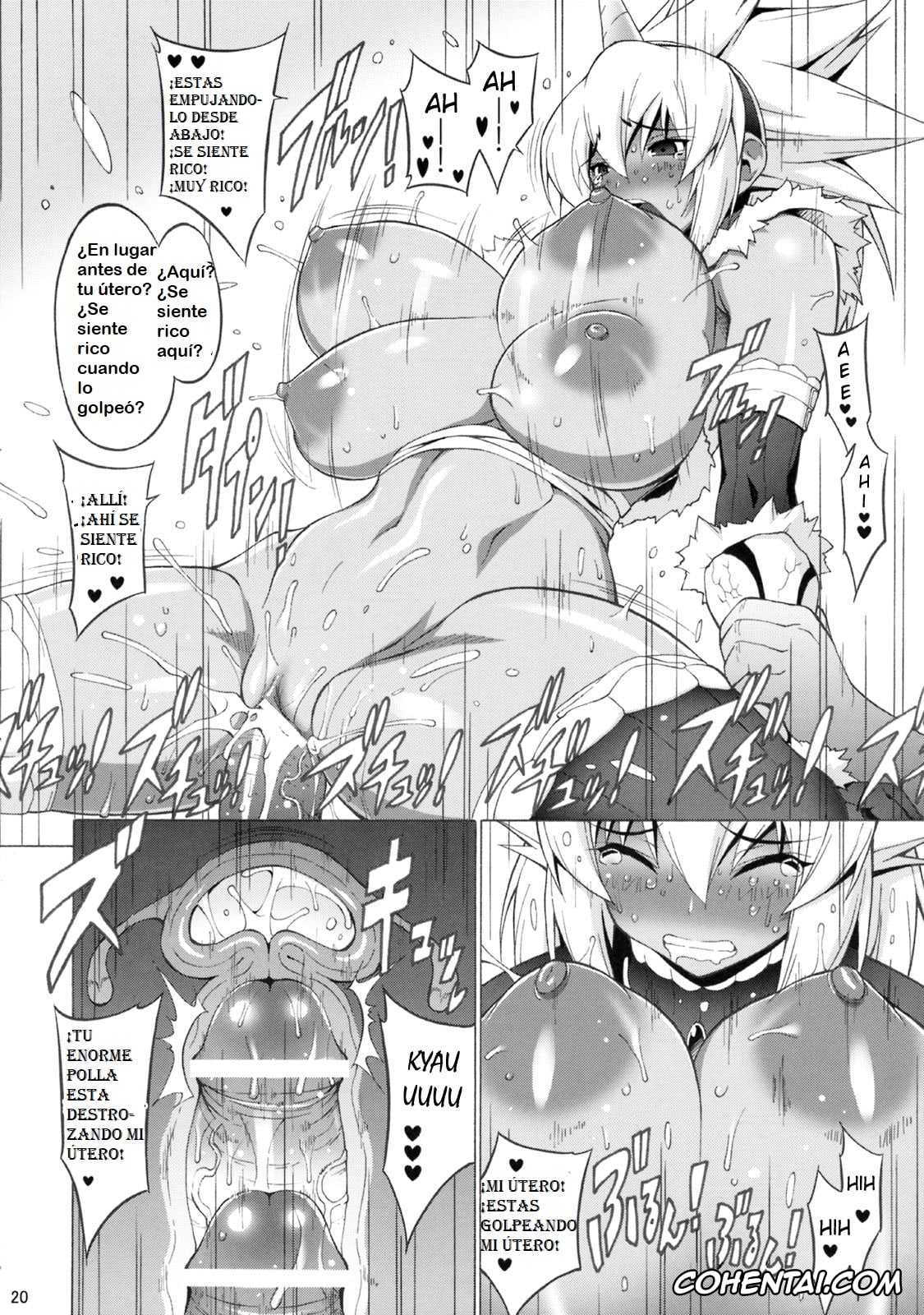 Monster Hunter xxx, Kirin xxx, Kyonyuu Hunter – Big Breast Hunter (Monster Hunter), pagina 19