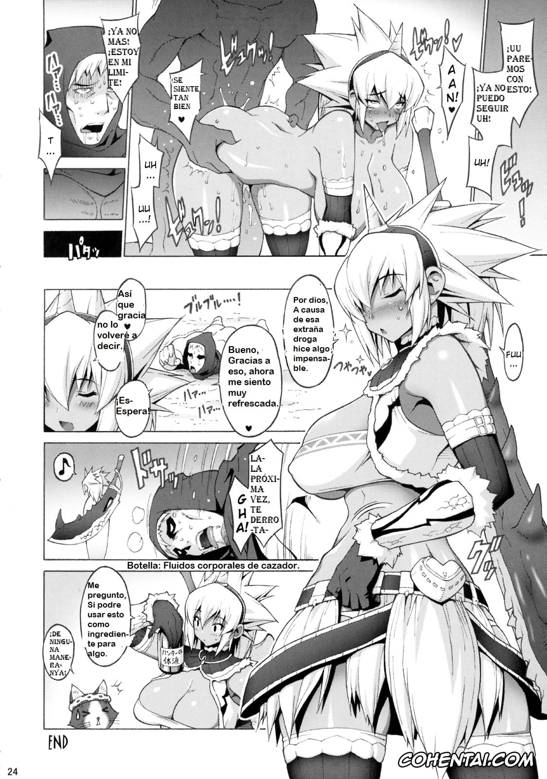 Monster Hunter porno, Kirin porno, Kyonyuu Hunter – Big Breast Hunter (Monster Hunter), pagina 23