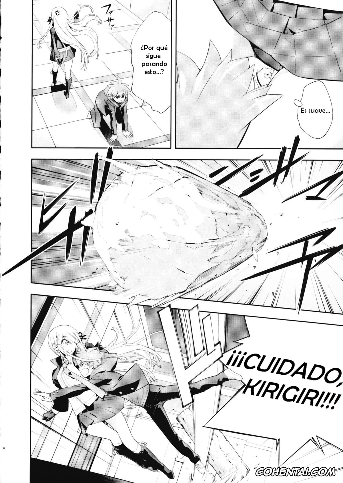 Danganronpa xxx, Kyouko Kirigiri xxx, Makoto Naegi xxx, accident 2 (Danganronpa), pagina 7