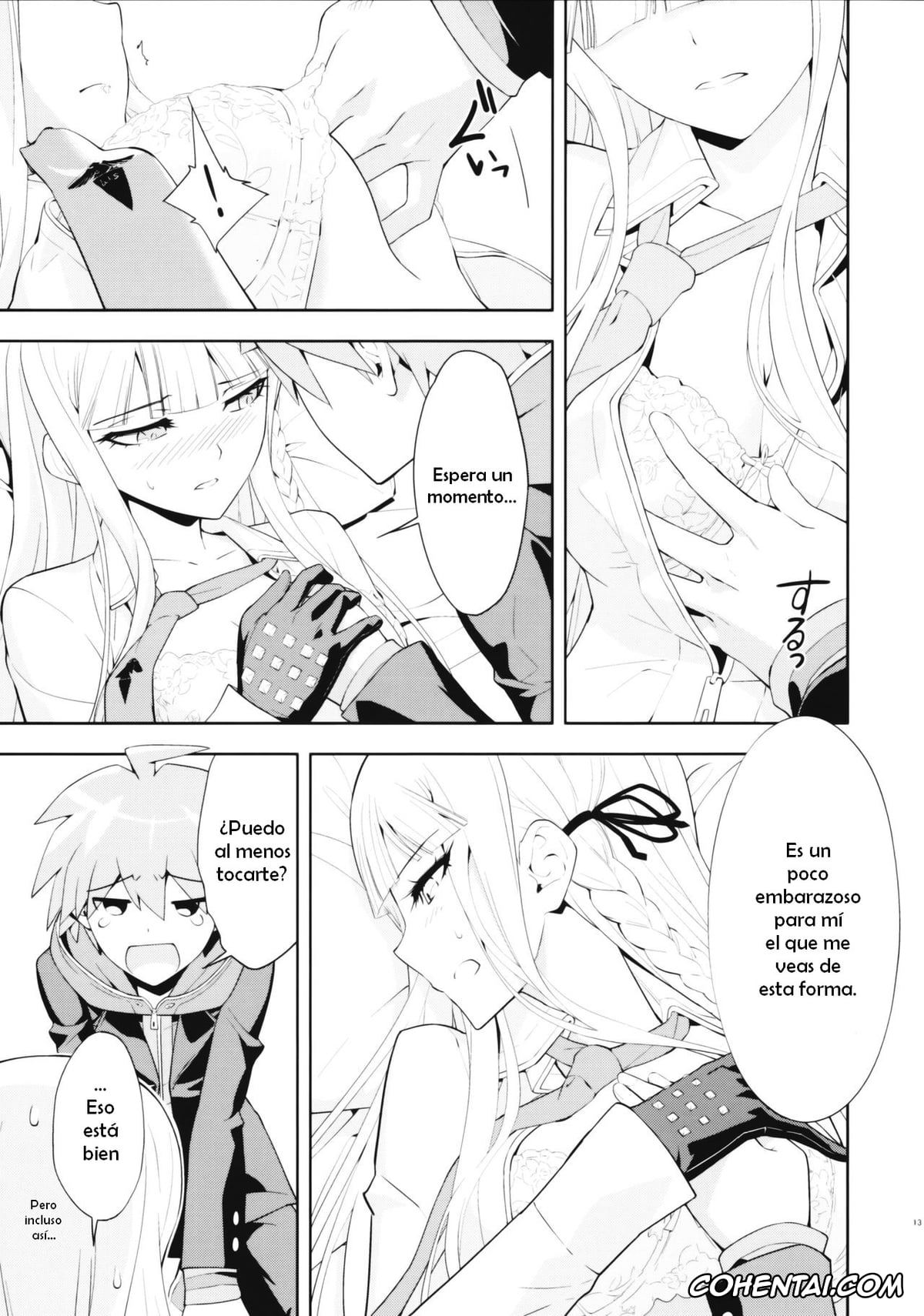 Danganronpa porno, Kyouko Kirigiri porno, Makoto Naegi porno, accident 2 (Danganronpa), pagina 14