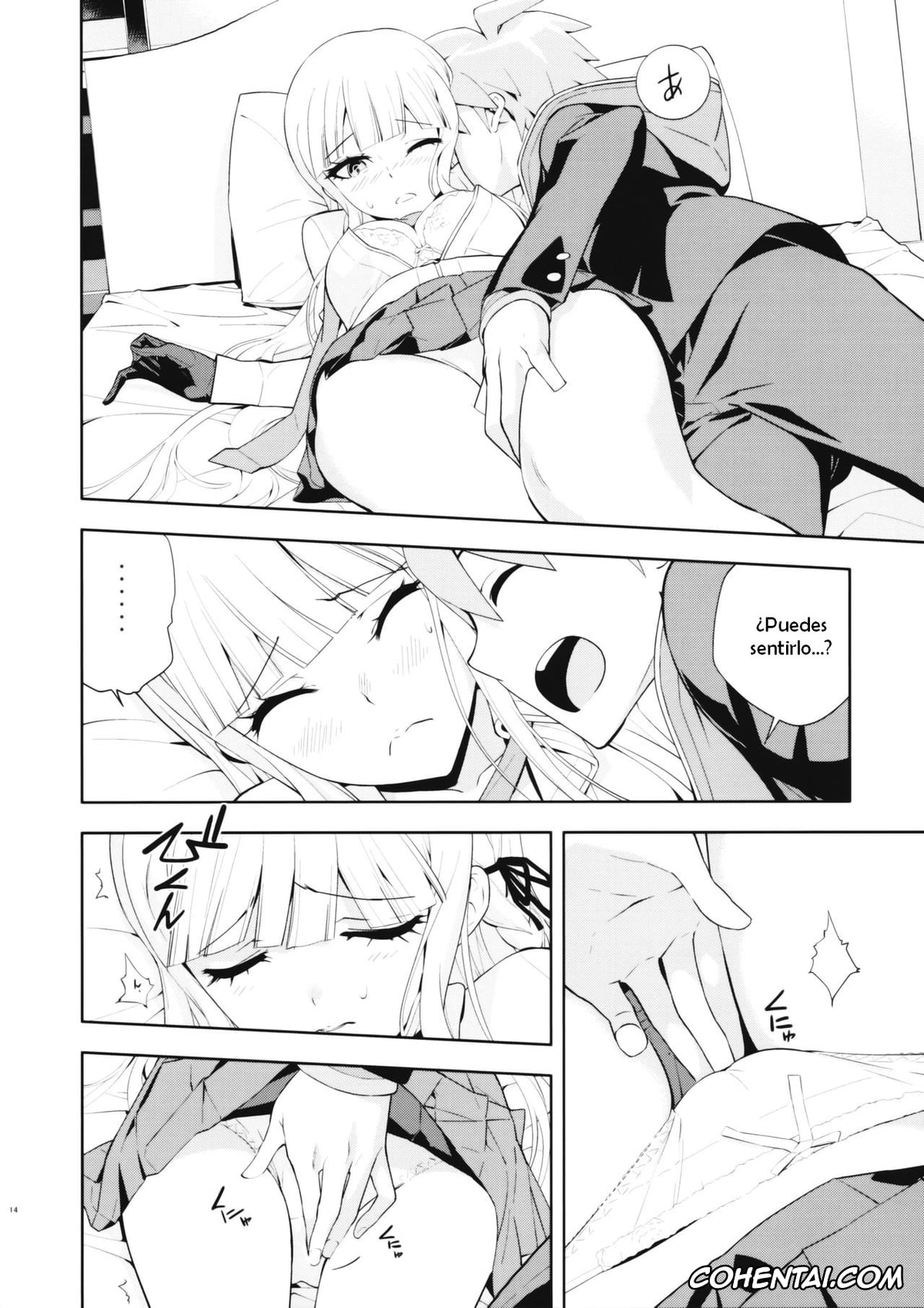 Danganronpa hentai, Kyouko Kirigiri hentai, Makoto Naegi hentai, accident 2 (Danganronpa), pagina 15