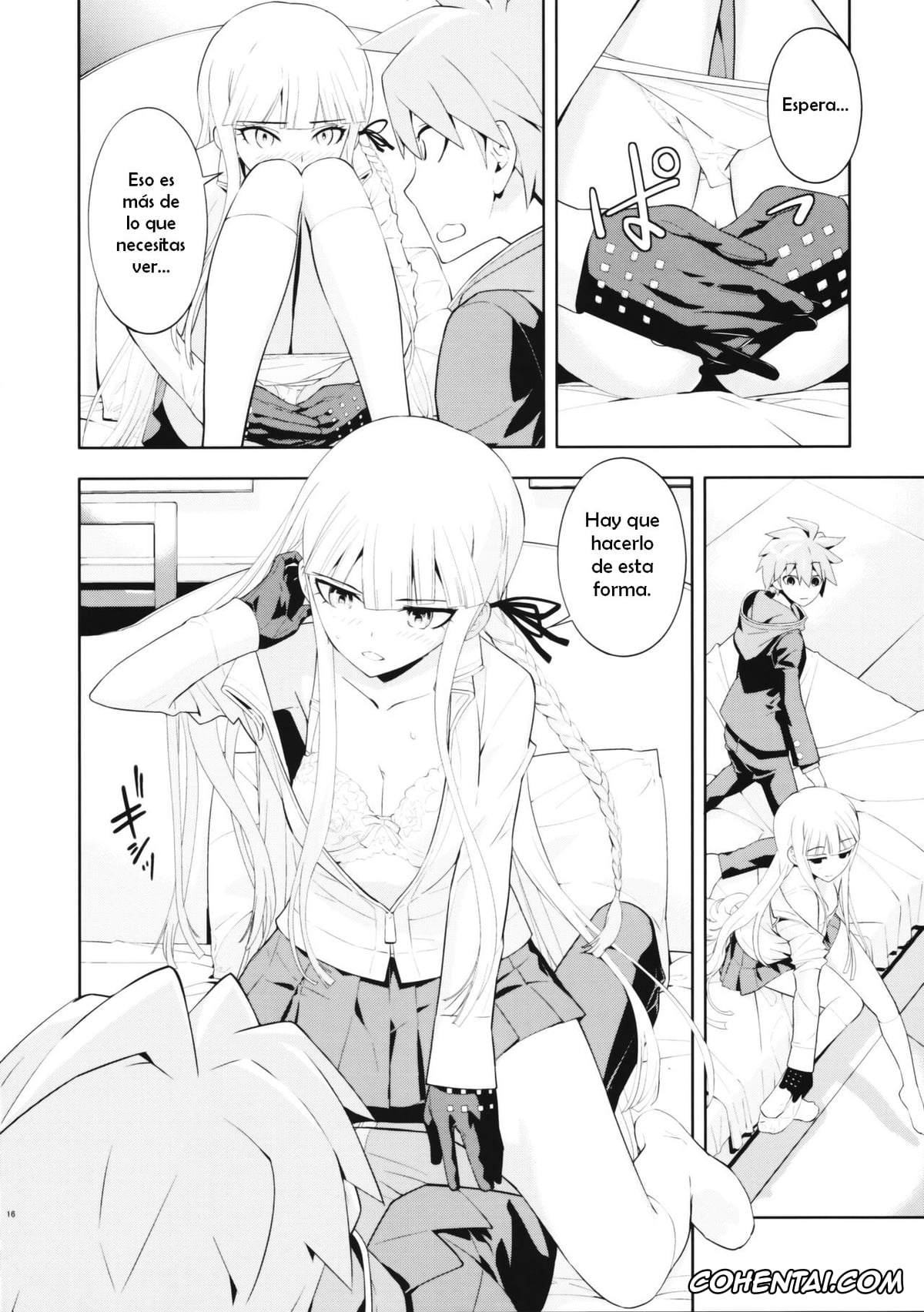 Danganronpa porno, Kyouko Kirigiri porno, Makoto Naegi porno, accident 2 (Danganronpa), pagina 17