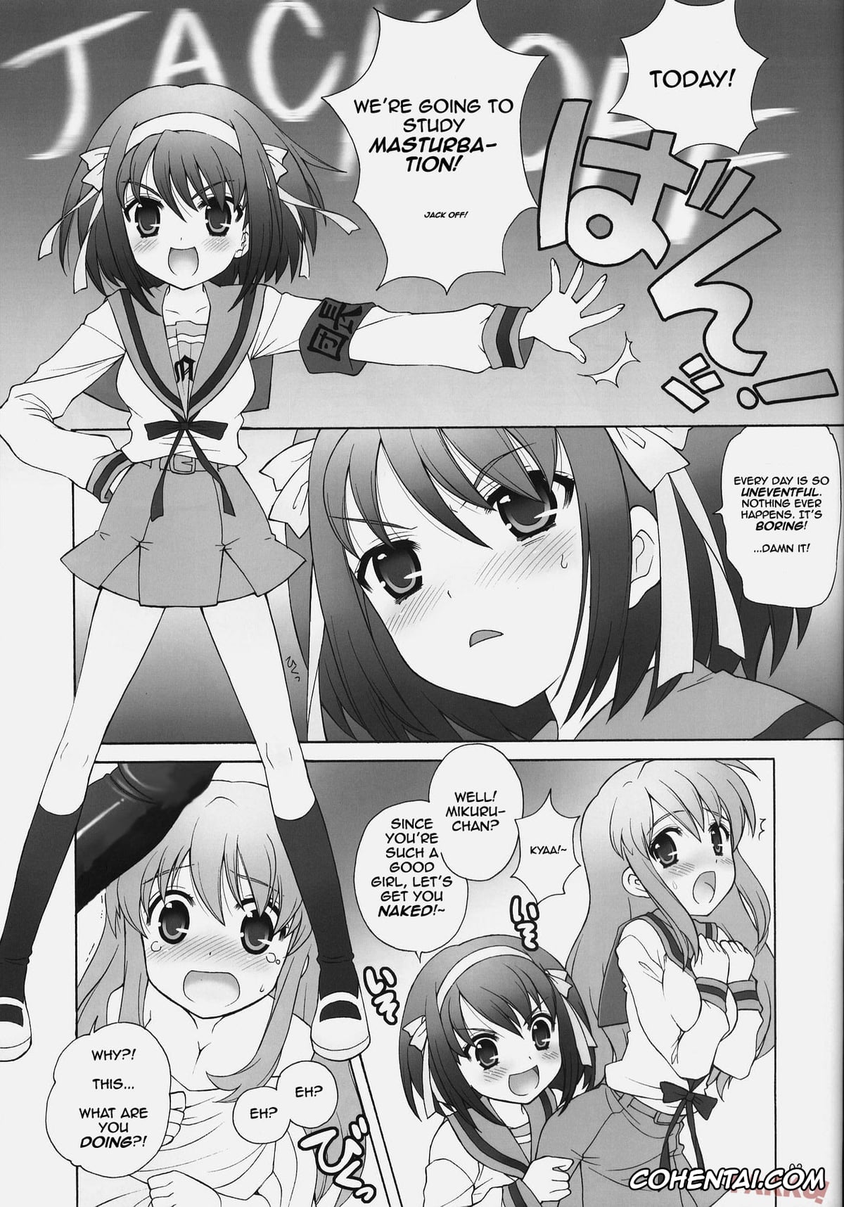 The Melancholy Of Haruhi Suzumiya | Suzumiya Haruhi No Yuuutsu hentai, Haruhi Suzumiya hentai, Kyon hentai, Mikuru Asahina hentai, Yuki Nagato hentai, Suzumiya Haruhi no Daikenkyuu! (The Melancholy of Haruhi Suzumiya), pagina 3