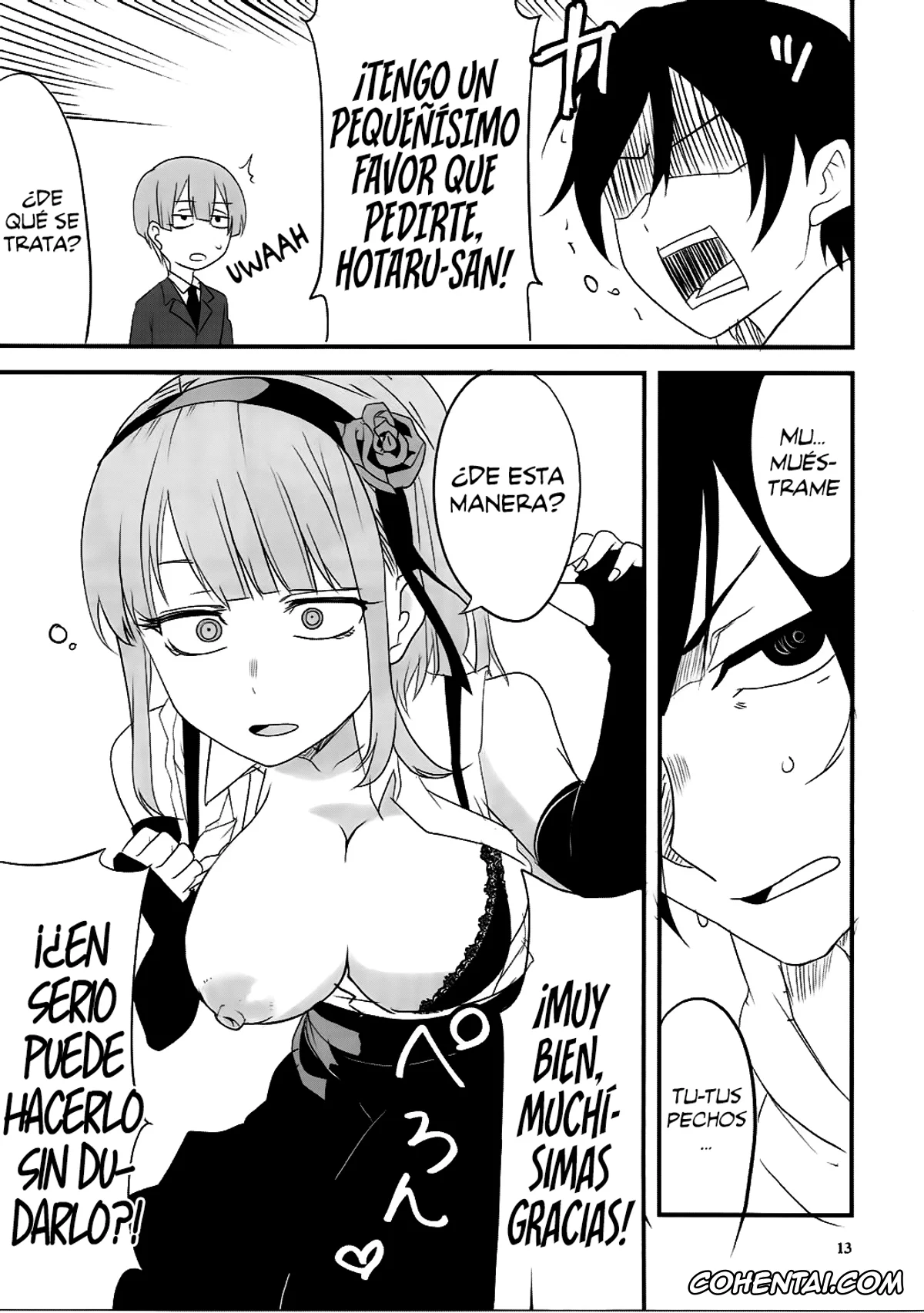 Dagashi Kashi xxx, Tejina Senpai | Magical Sempai xxx, Hotaru Shidare xxx, Joshu xxx, Kokonotsu Shikada xxx, Tejina Senpai xxx, Dagashi Chichi VS Tekoki Senpai (Dagashi Kashi, Tejina Senpai), pagina 10