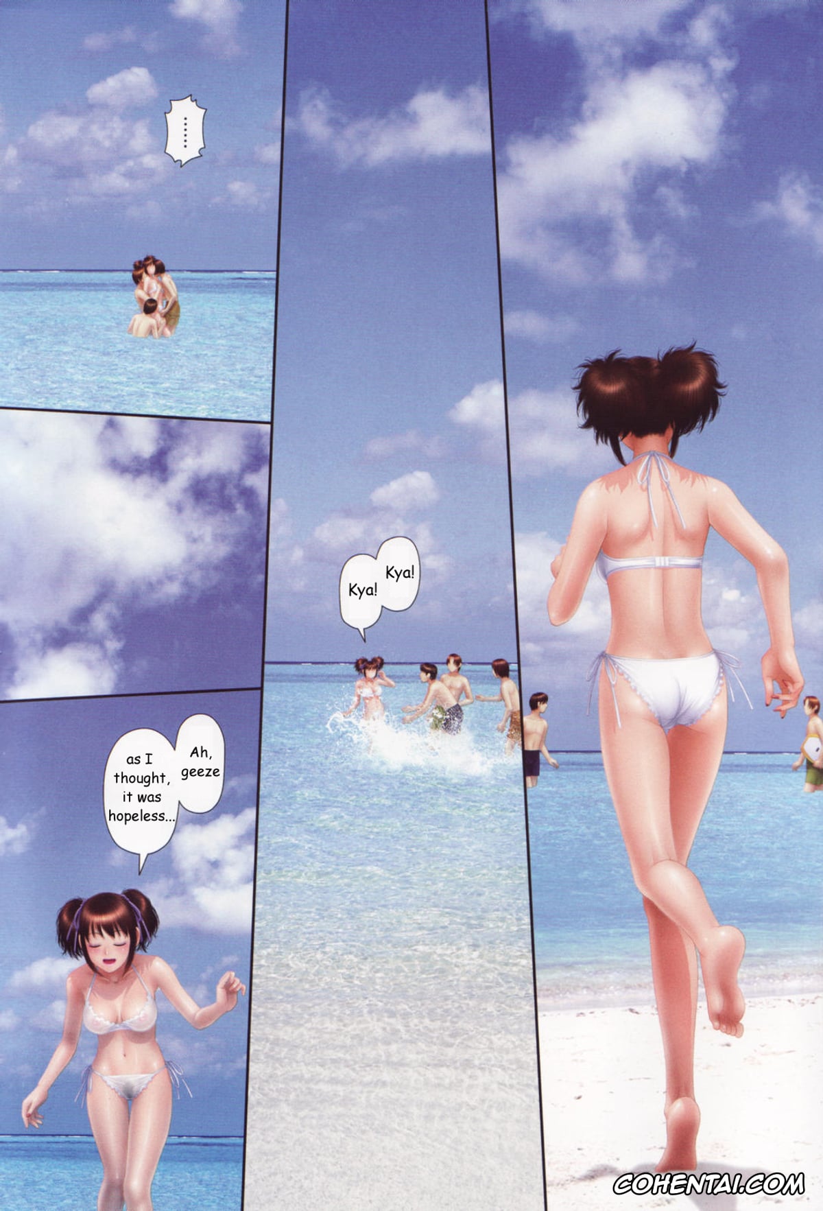 Revistas porno, COMIC Momohime porno, Umi ga Mieta no de… (COMIC Momohime 2007-09), pagina 2
