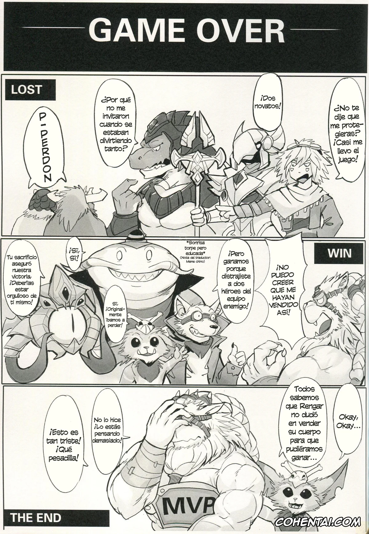 League of Legends porno, Alistar porno, Rengar porno, Volibear porno, Hunter’s Dead End (League of Legends), pagina 44