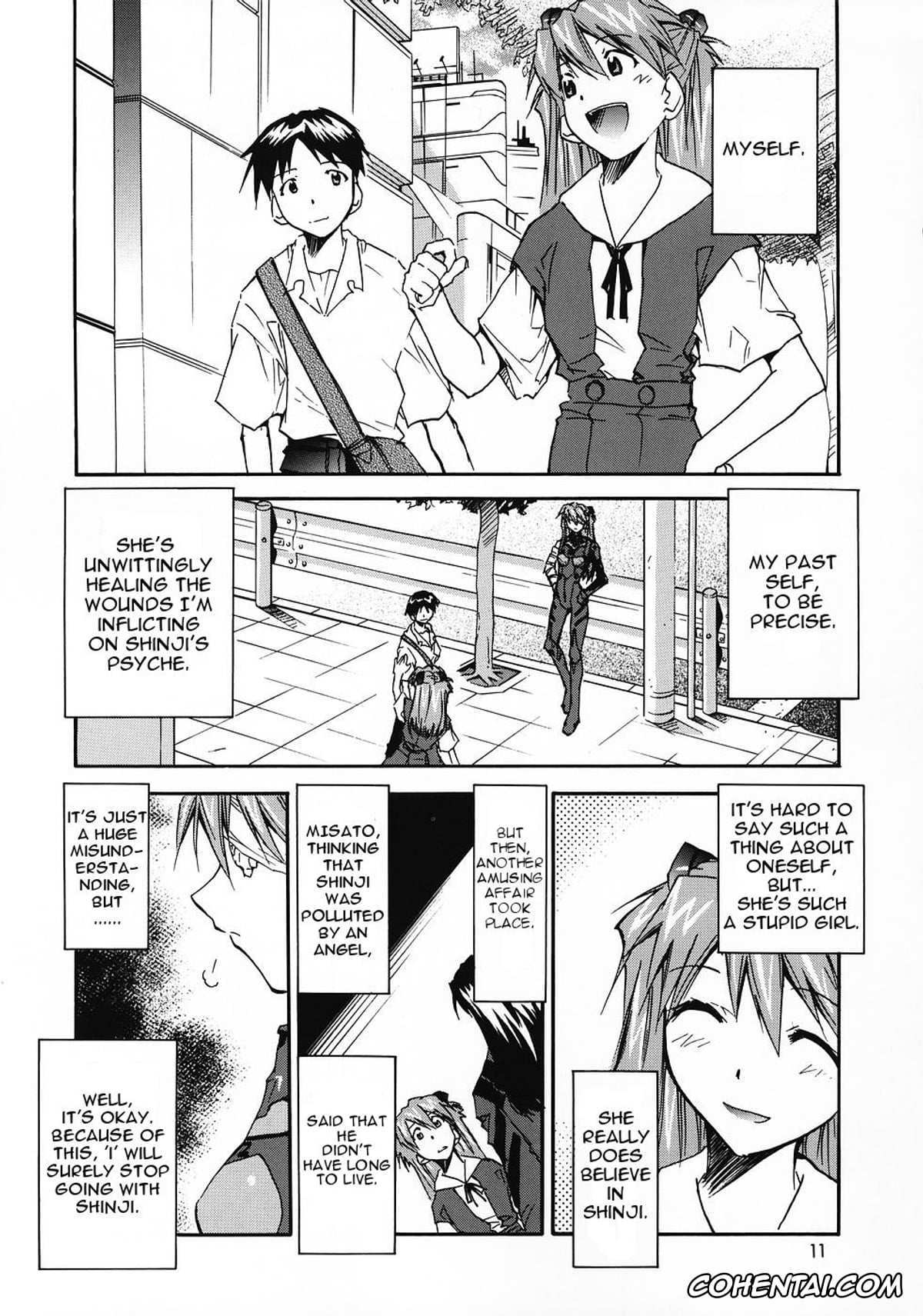 Neon Genesis Evangelion hentai, Asuka Langley Soryu hentai, Shinji Ikari hentai, RE-TAKE 0 (Neon Genesis Evangelion), pagina 12