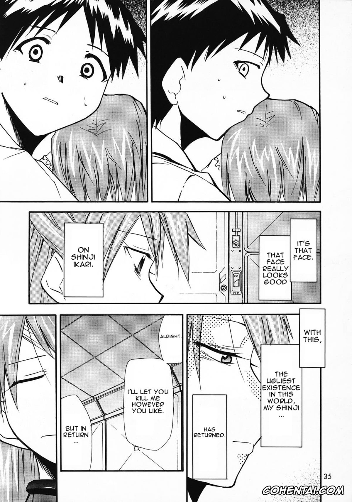 Neon Genesis Evangelion hentai, Asuka Langley Soryu hentai, Shinji Ikari hentai, RE-TAKE 0 (Neon Genesis Evangelion), pagina 36