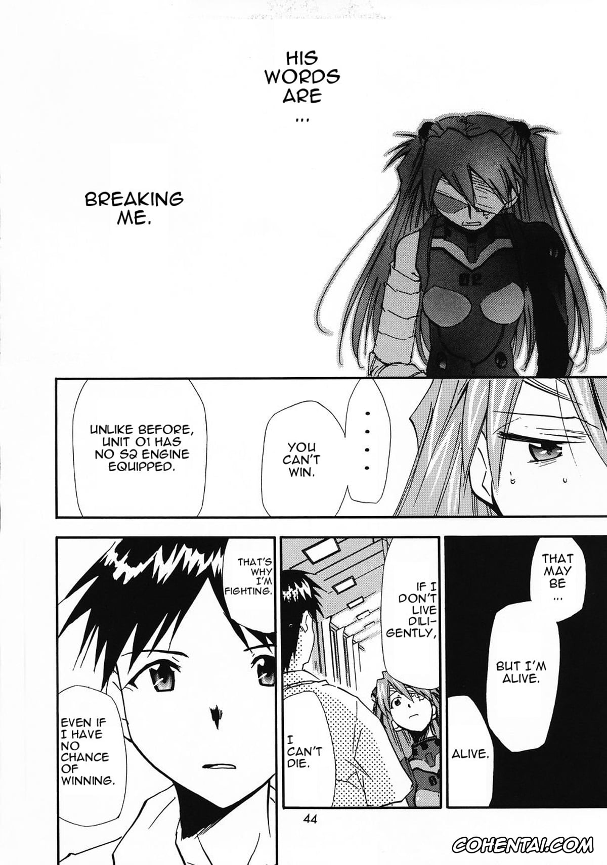 Neon Genesis Evangelion xxx, Asuka Langley Soryu xxx, Shinji Ikari xxx, RE-TAKE 0 (Neon Genesis Evangelion), pagina 43
