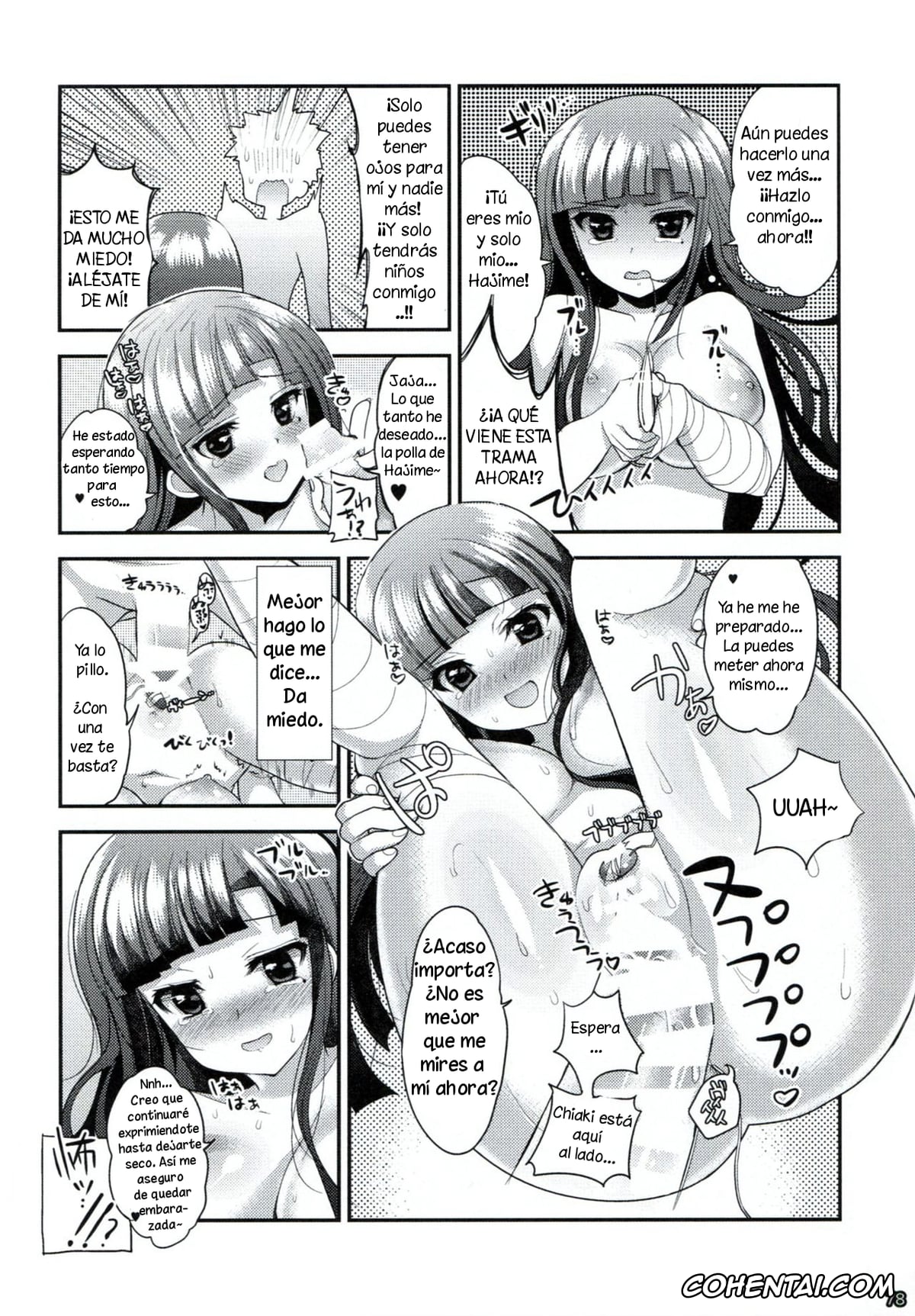 Danganronpa porno, Akane Owari porno, Chiaki Nanami porno, Hajime Hinata porno, Ibuki Mioda porno, Kyouko Kirigiri porno, Mahiru Koizumi porno, Makoto Naegi porno, Mikan Tsumiki porno, Sayaka Maizono porno, Sonia Nevermind porno, Dangan Archive (Danganronpa), pagina 77