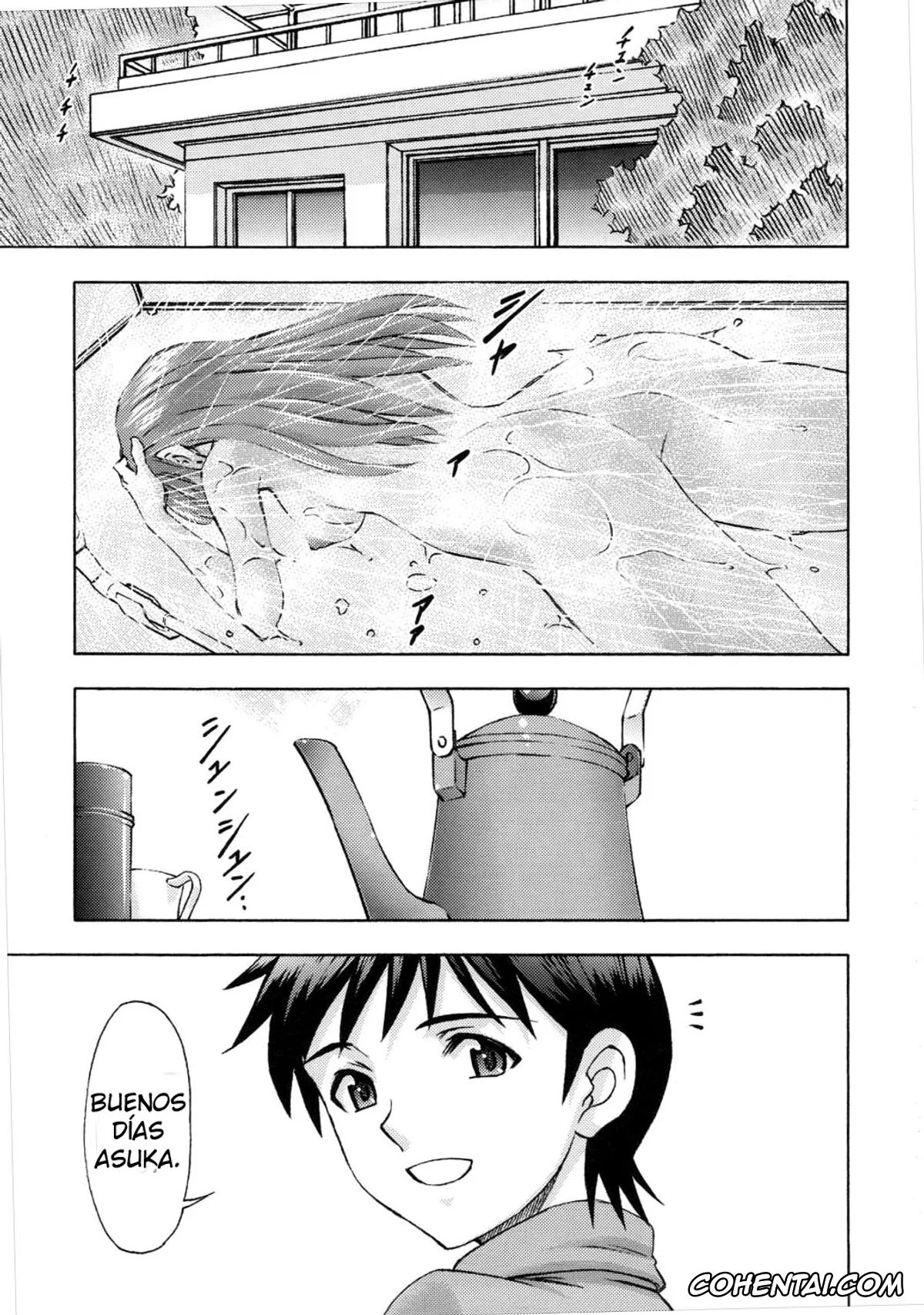 Neon Genesis Evangelion porno, Asuka Langley Soryu porno, Shinji Ikari porno, Asuka no Kyuujitsu (Neon Genesis Evangelion), pagina 2