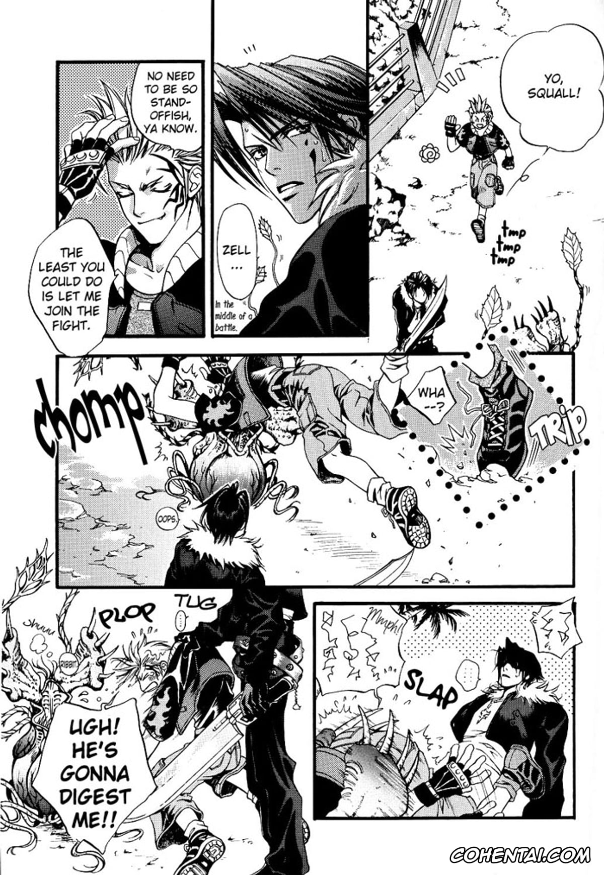 Final Fantasy Viii porno, Squall Leonhart porno, Zell Dincht porno, Sweet Pain (Final Fantasy VIII), pagina 5