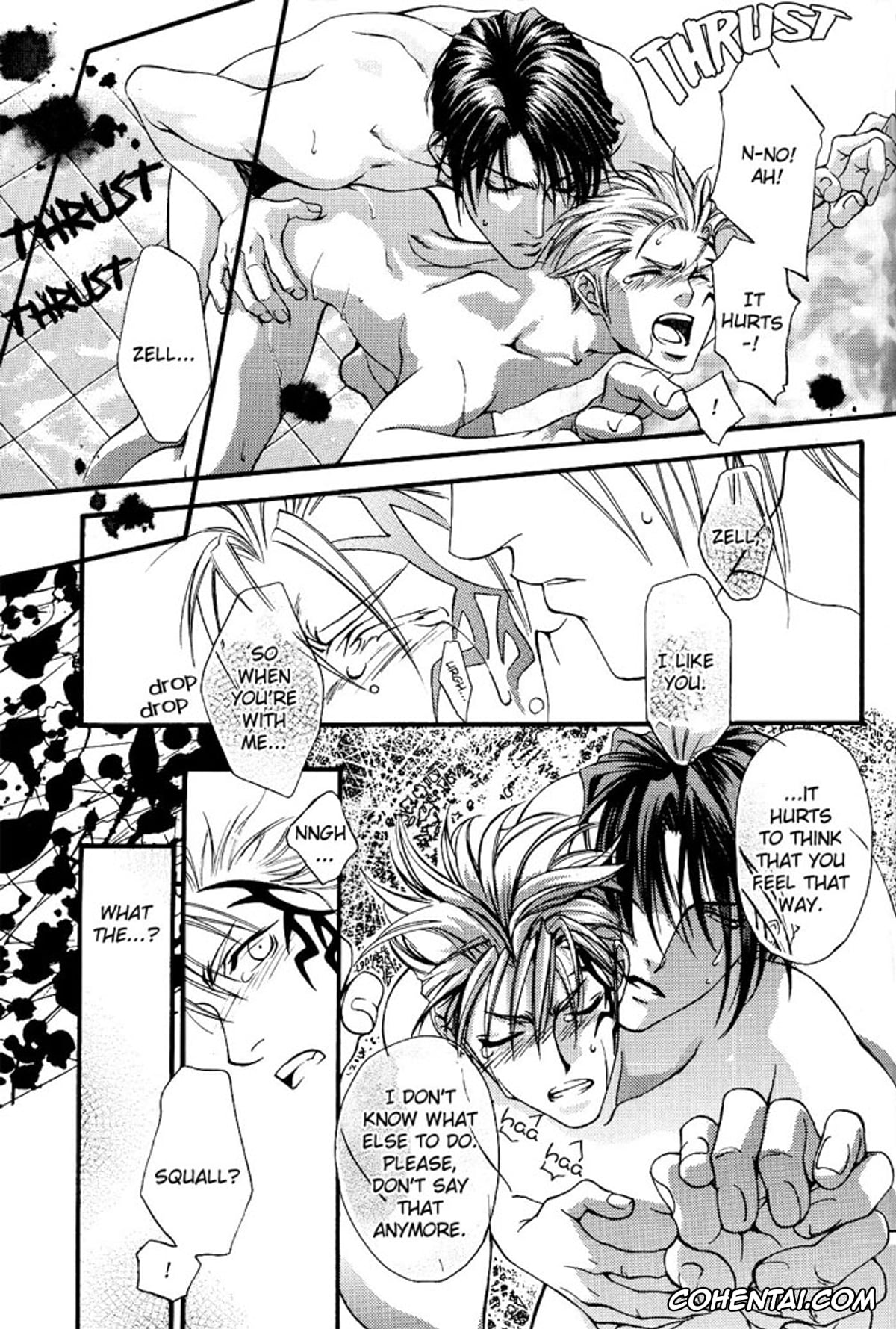 Final Fantasy Viii hentai, Squall Leonhart hentai, Zell Dincht hentai, Sweet Pain (Final Fantasy VIII), pagina 15