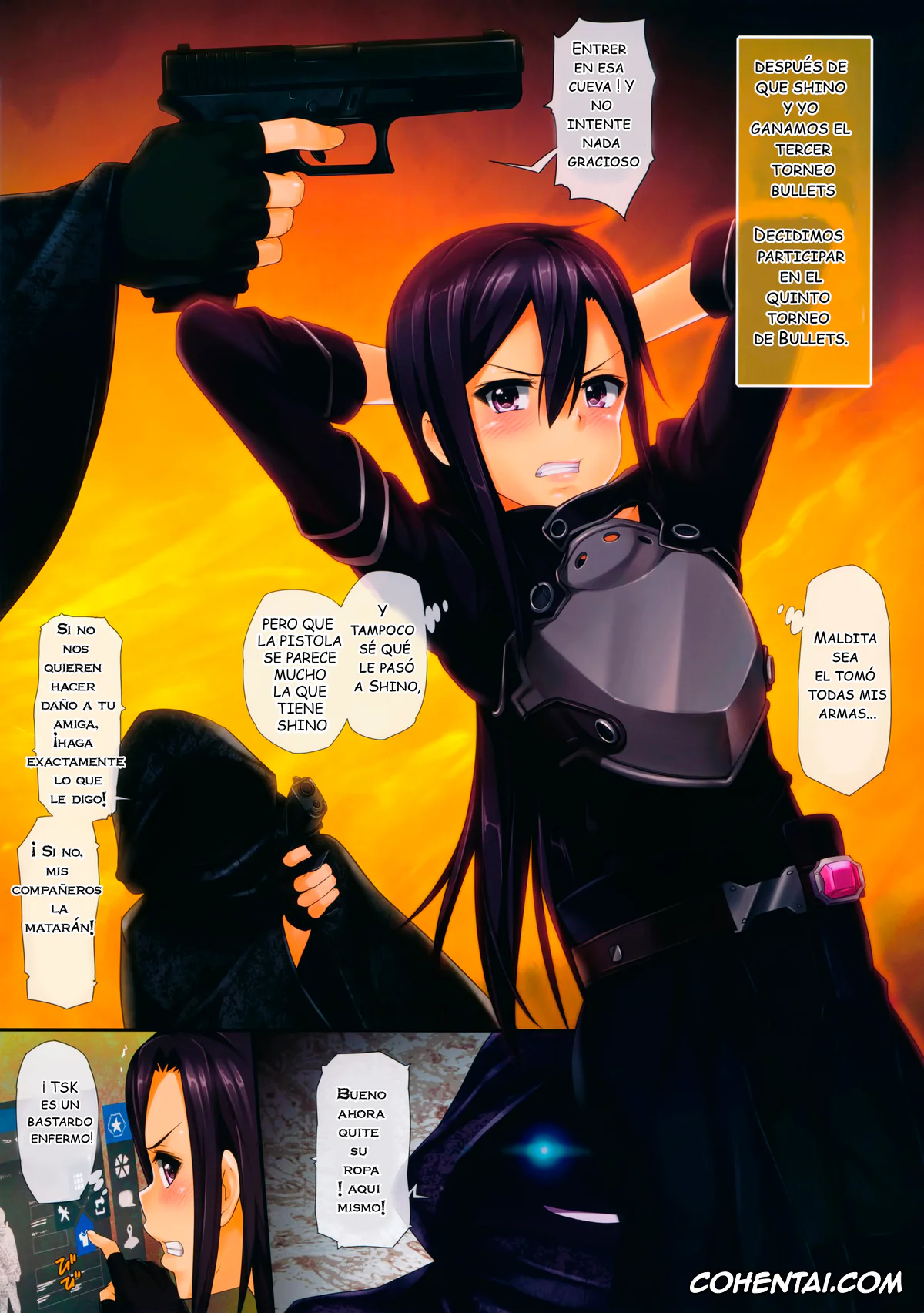 Sword Art Online porno, Kazuto Kirigaya | Kirito porno, Shino Asada | Sinon porno, SHE NON-STOP (Sword Art Online), pagina 2