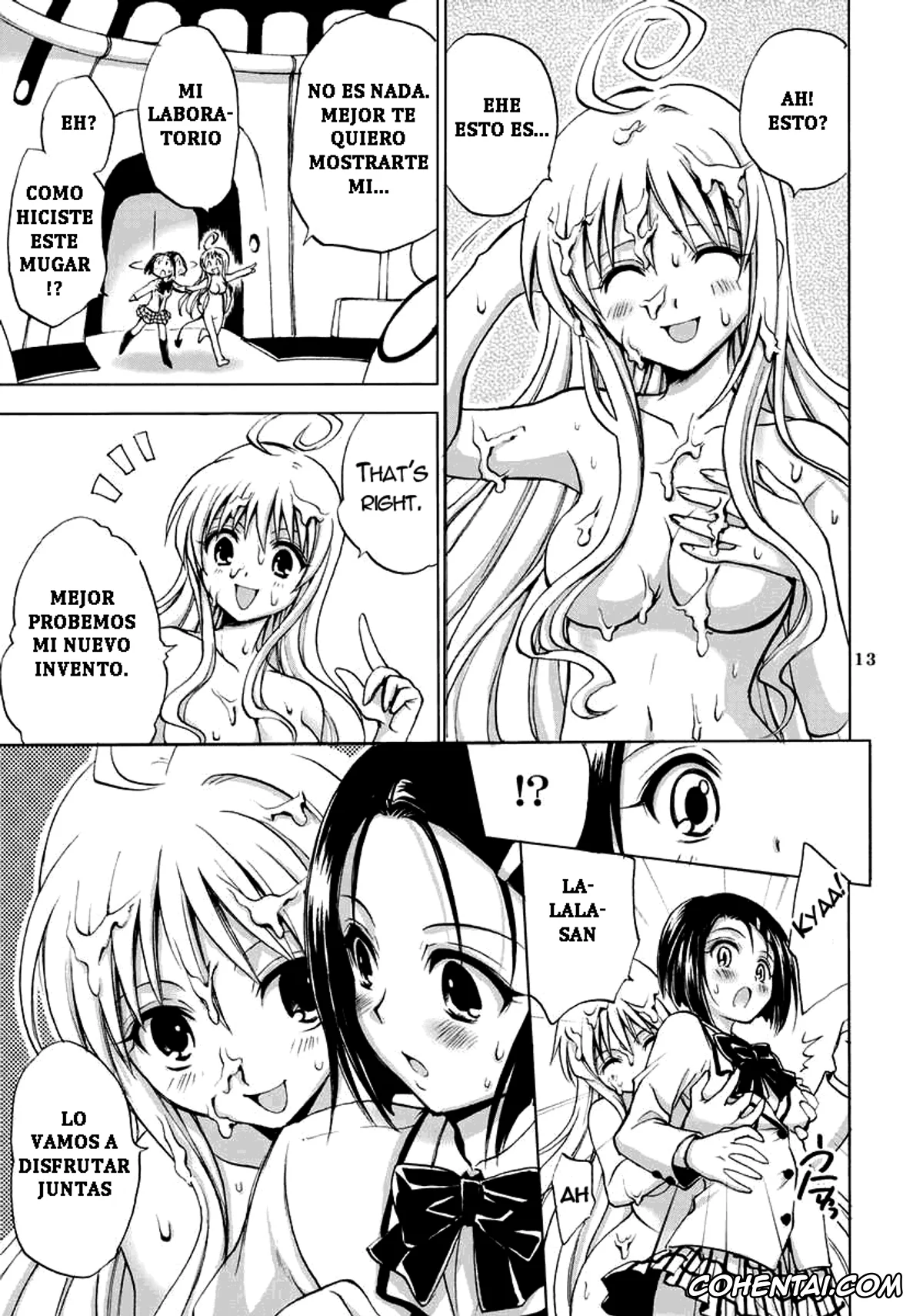 To Love-Ru porno, Haruna Sairenji porno, Lala Satalin Deviluke porno, Rito Yuuki porno, Traveling (To LOVE-Ru), pagina 11