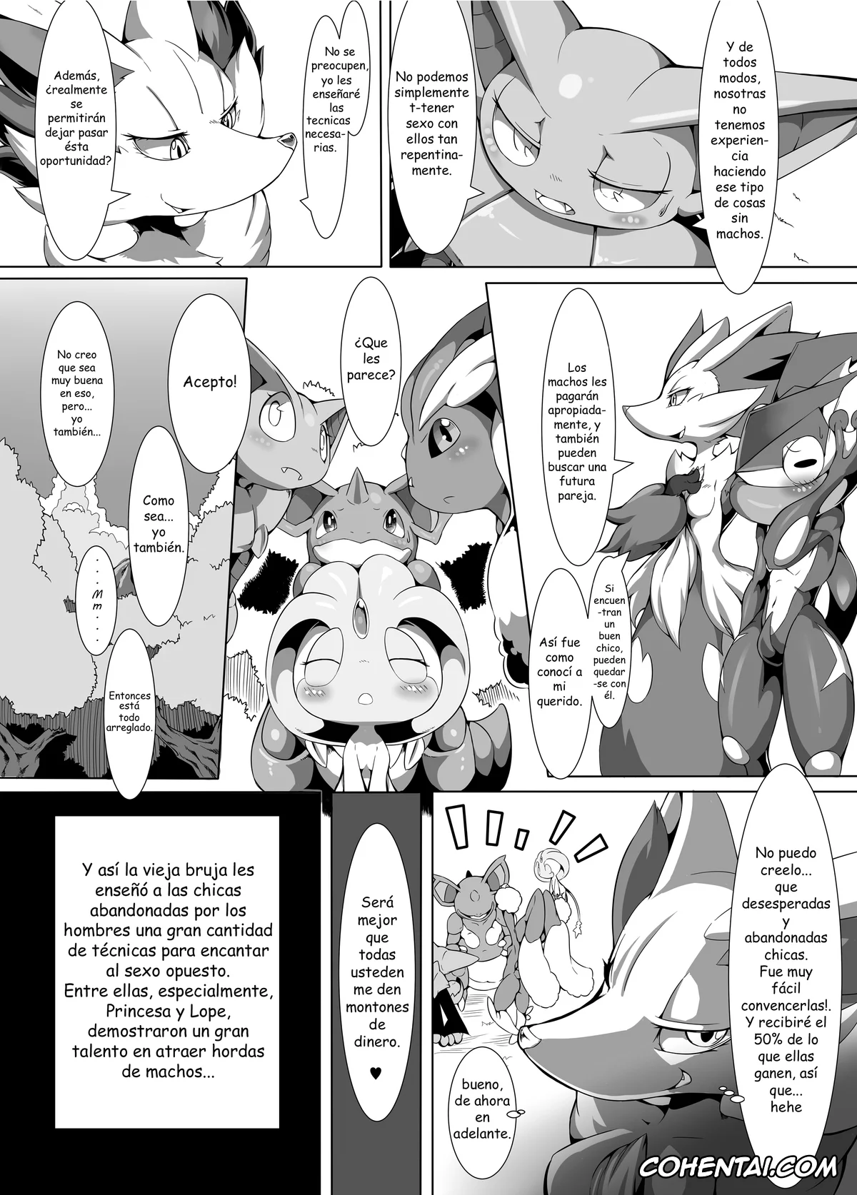 Pokemon | Pocket Monsters xxx, Braixen xxx, Buizel xxx, Greninja xxx, Lopunny xxx, Lucario xxx, Nidoqueen xxx, Zoroark xxx, Nokorimono Niwa Fuku ga Aru !? (Pokémon), pagina 10
