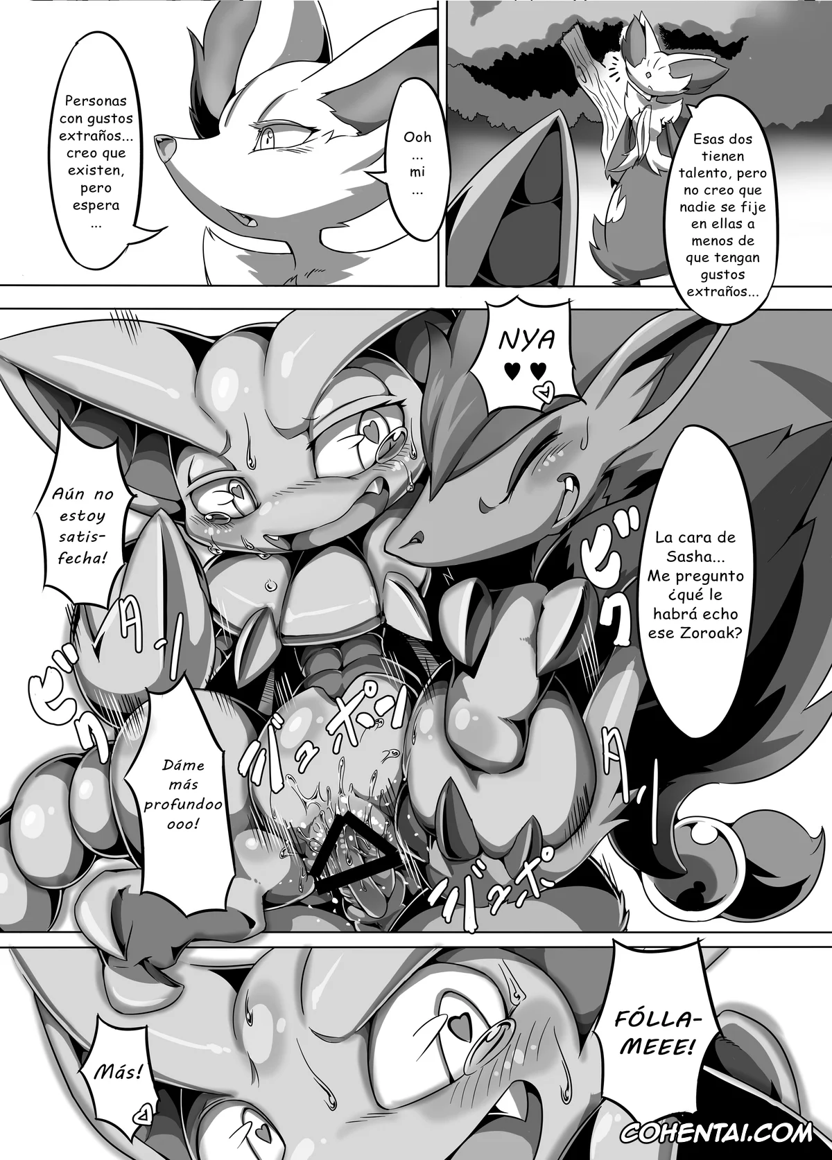 Pokemon | Pocket Monsters hentai, Braixen hentai, Buizel hentai, Greninja hentai, Lopunny hentai, Lucario hentai, Nidoqueen hentai, Zoroark hentai, Nokorimono Niwa Fuku ga Aru !? (Pokémon), pagina 24