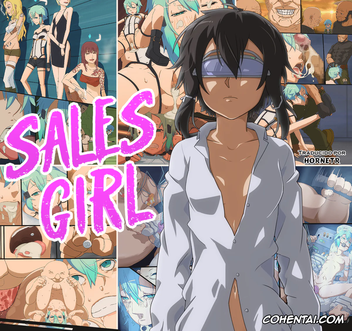 Sword Art Online xxx, Shino Asada | Sinon xxx, Hanbai Shoujo (Sword Art Online), pagina 1