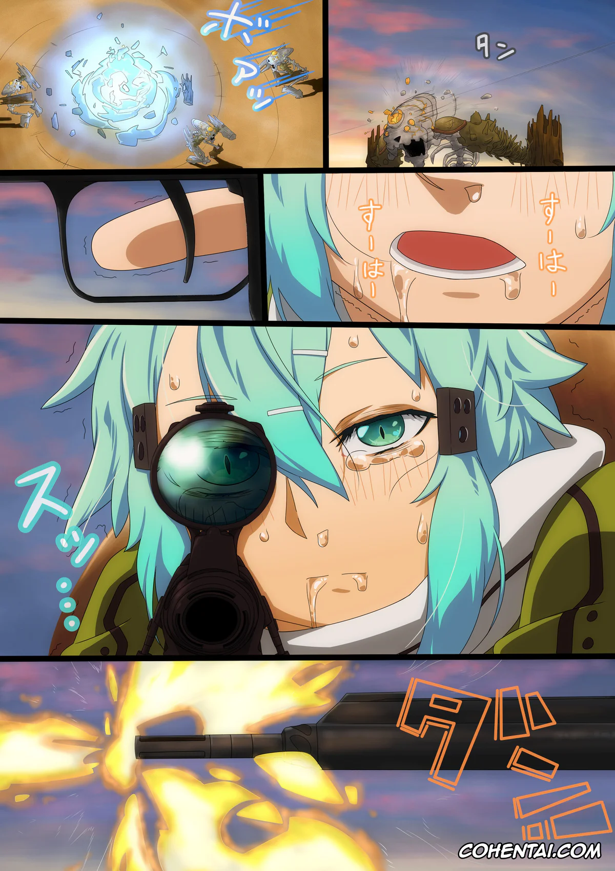 Sword Art Online xxx, Shino Asada | Sinon xxx, Hanbai Shoujo (Sword Art Online), pagina 19