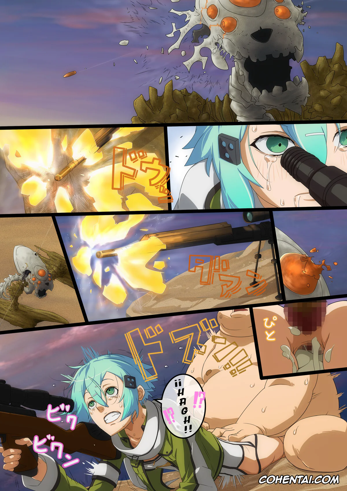 Sword Art Online porno, Shino Asada | Sinon porno, Hanbai Shoujo (Sword Art Online), pagina 20
