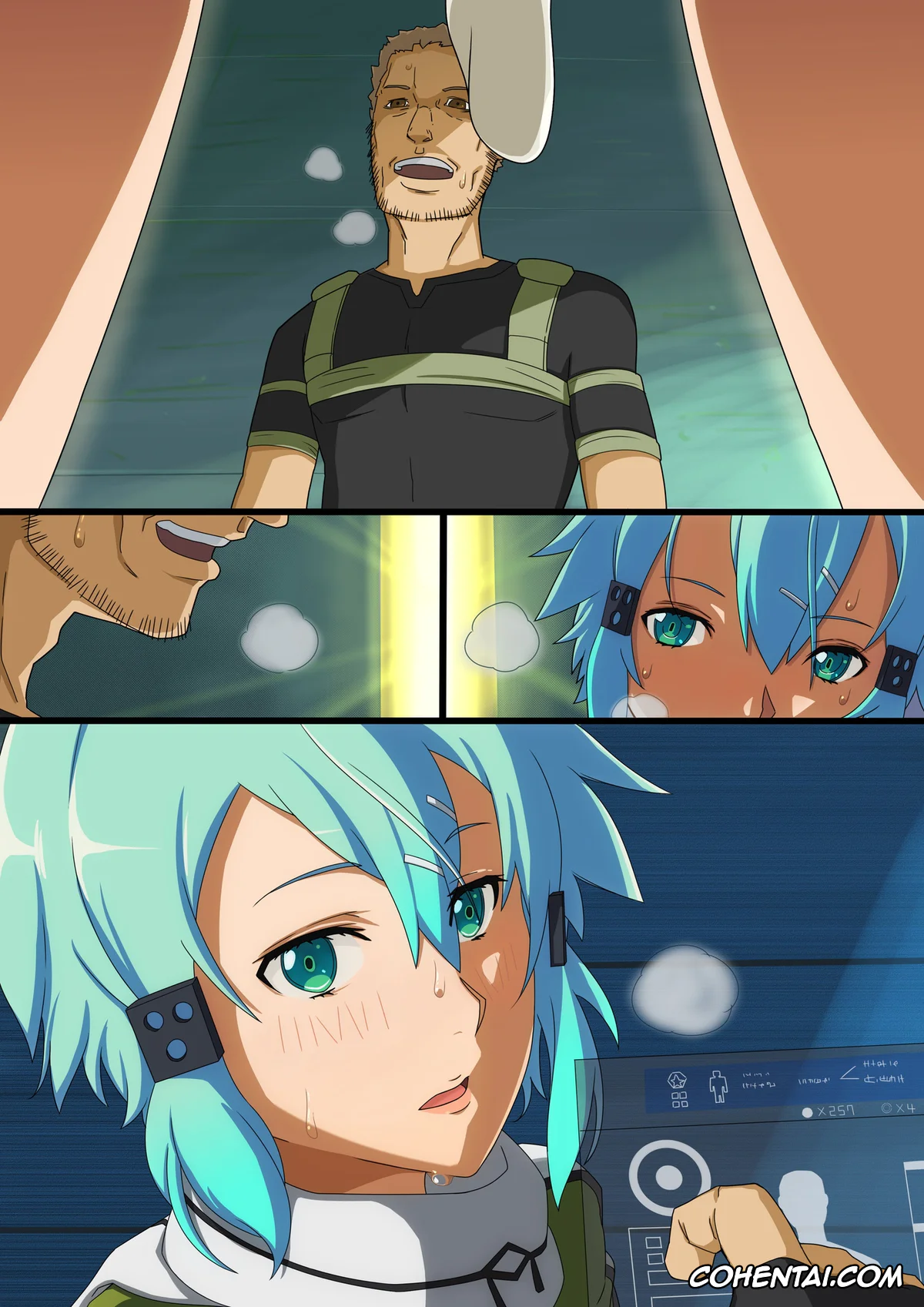 Sword Art Online porno, Shino Asada | Sinon porno, Hanbai Shoujo (Sword Art Online), pagina 26