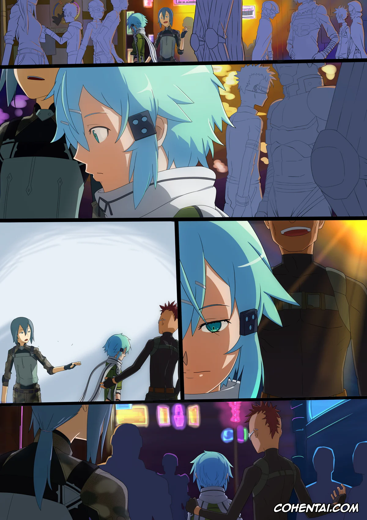 Sword Art Online xxx, Shino Asada | Sinon xxx, Hanbai Shoujo (Sword Art Online), pagina 28