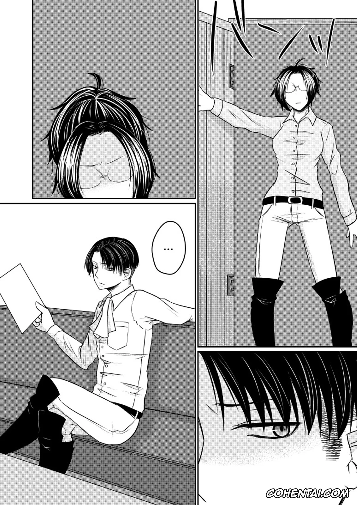 Shingeki No Kyojin | Attack On Titan hentai, Hange Zoe hentai, Levi Ackerman hentai, Tou ni Ochizu Kataru ni Ochiru (Shingeki no Kyojin), pagina 3
