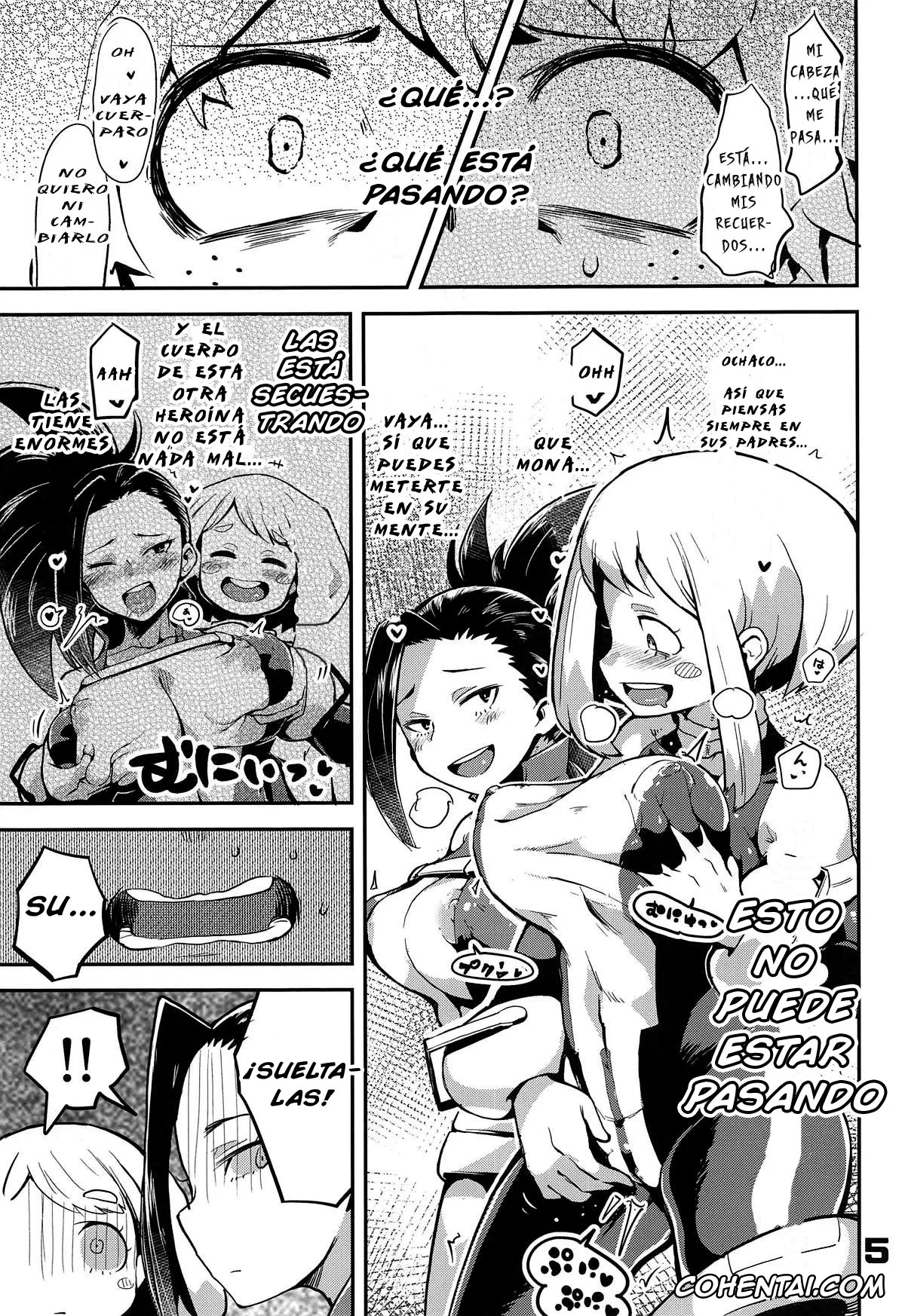 My Hero Academia | Boku No Hero Academia xxx, Itsuka Kendou xxx, Izuku Midoriya xxx, Kyoka Jiro xxx, Mina Ashido xxx, Momo Yaoyorozu xxx, Ochako Uraraka xxx, Tsuyu Asui xxx, Boku to Nottori Villain Nakademia (Boku no Hero Academia), pagina 4