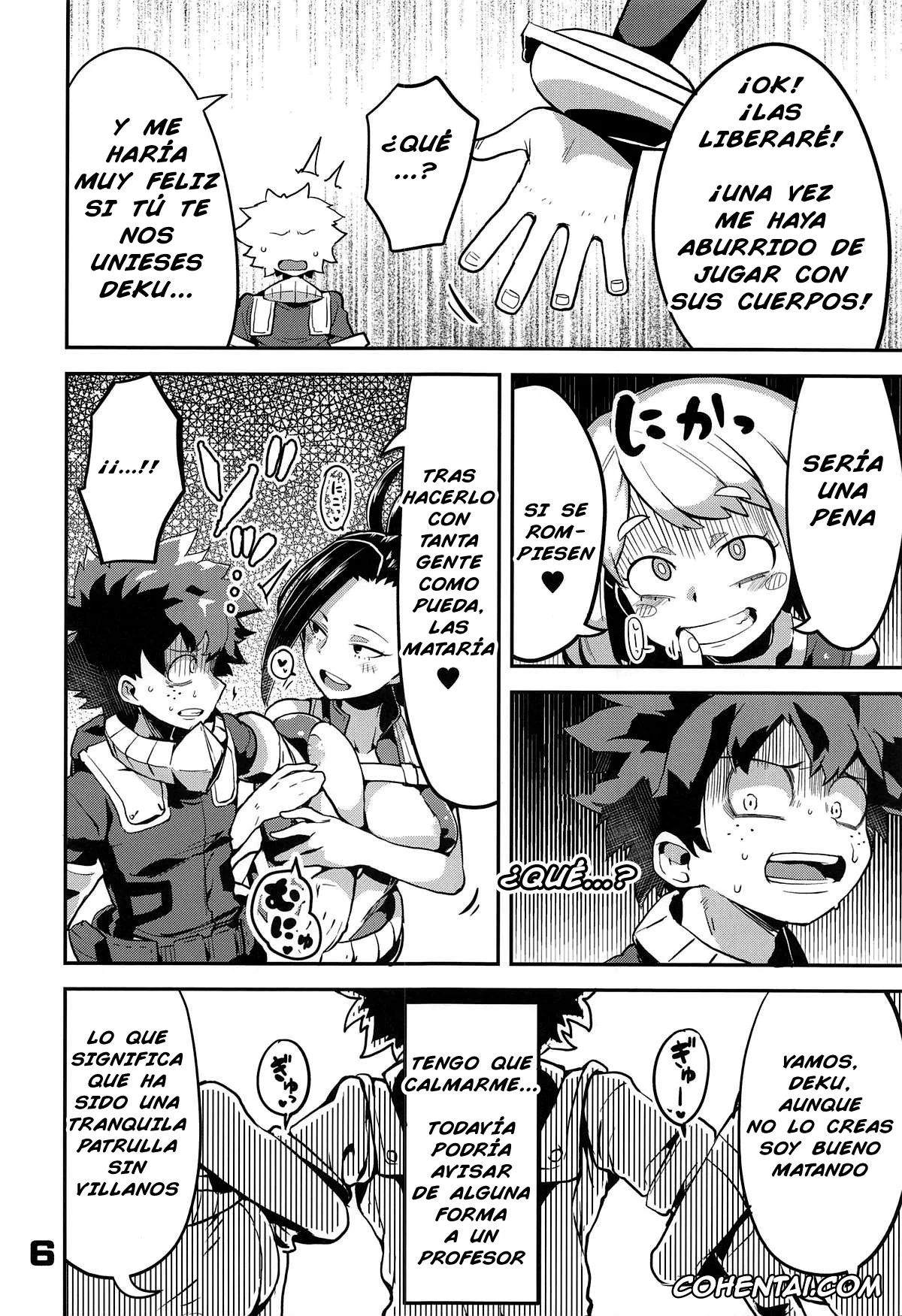 My Hero Academia | Boku No Hero Academia porno, Itsuka Kendou porno, Izuku Midoriya porno, Kyoka Jiro porno, Mina Ashido porno, Momo Yaoyorozu porno, Ochako Uraraka porno, Tsuyu Asui porno, Boku to Nottori Villain Nakademia (Boku no Hero Academia), pagina 5