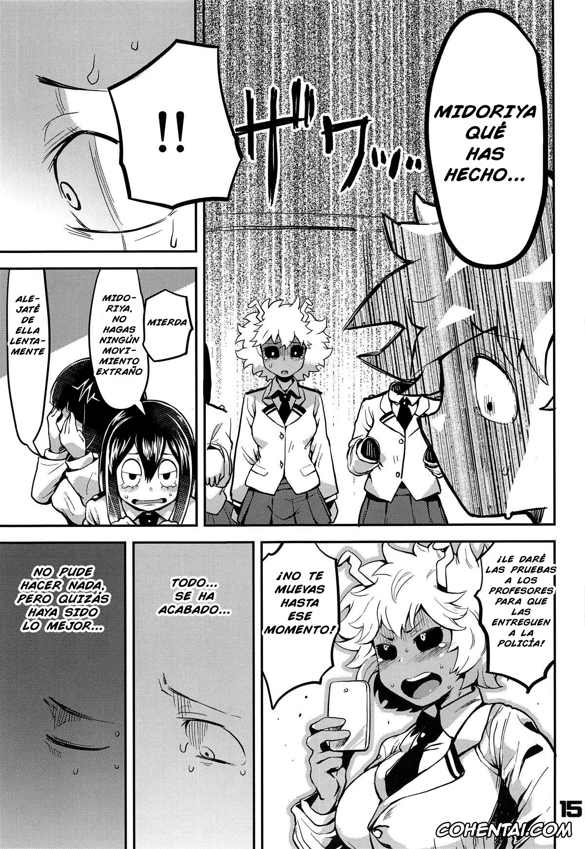 My Hero Academia | Boku No Hero Academia porno, Itsuka Kendou porno, Izuku Midoriya porno, Kyoka Jiro porno, Mina Ashido porno, Momo Yaoyorozu porno, Ochako Uraraka porno, Tsuyu Asui porno, Boku to Nottori Villain Nakademia (Boku no Hero Academia), pagina 14