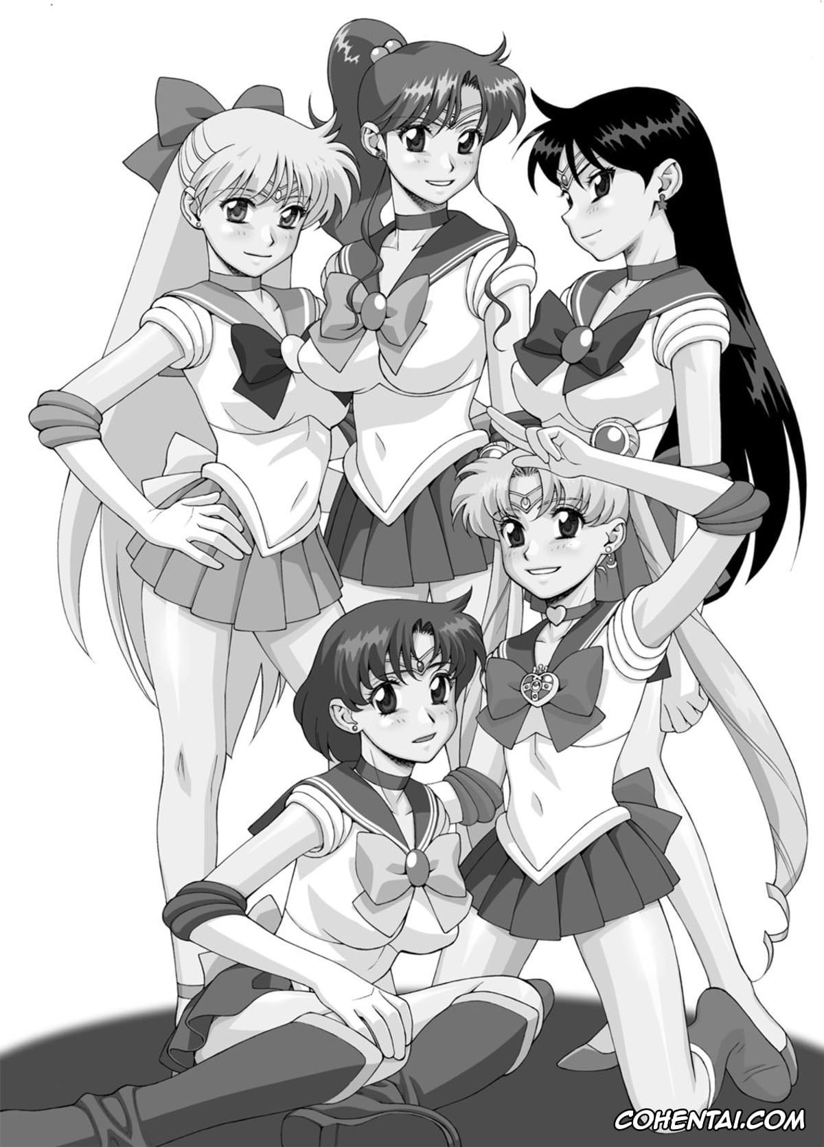 Sailor Moon | Bishoujo Senshi Sailor Moon hentai, Sailor Jupiter | Makoto Kino hentai, Sailor Mars | Rei Hino hentai, Sailor Mercury | Ami Mizuno hentai, Sailor Moon | Usagi Tsukino hentai, Sailor Venus | Minako Aino hentai, Sailor Senshi-tachi no Kyuujitsu (Tsuki ni Kawatte Nikomark!!) (Bishoujo Senshi Sailor Moon), pagina 3