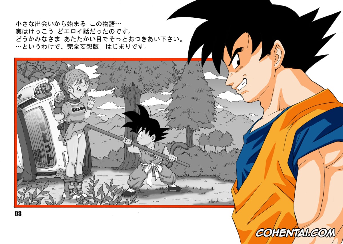 Dragon Ball hentai, Bulma Briefs hentai, Danganball Kanzen Mousou Han 01 (Dragon Ball), pagina 3