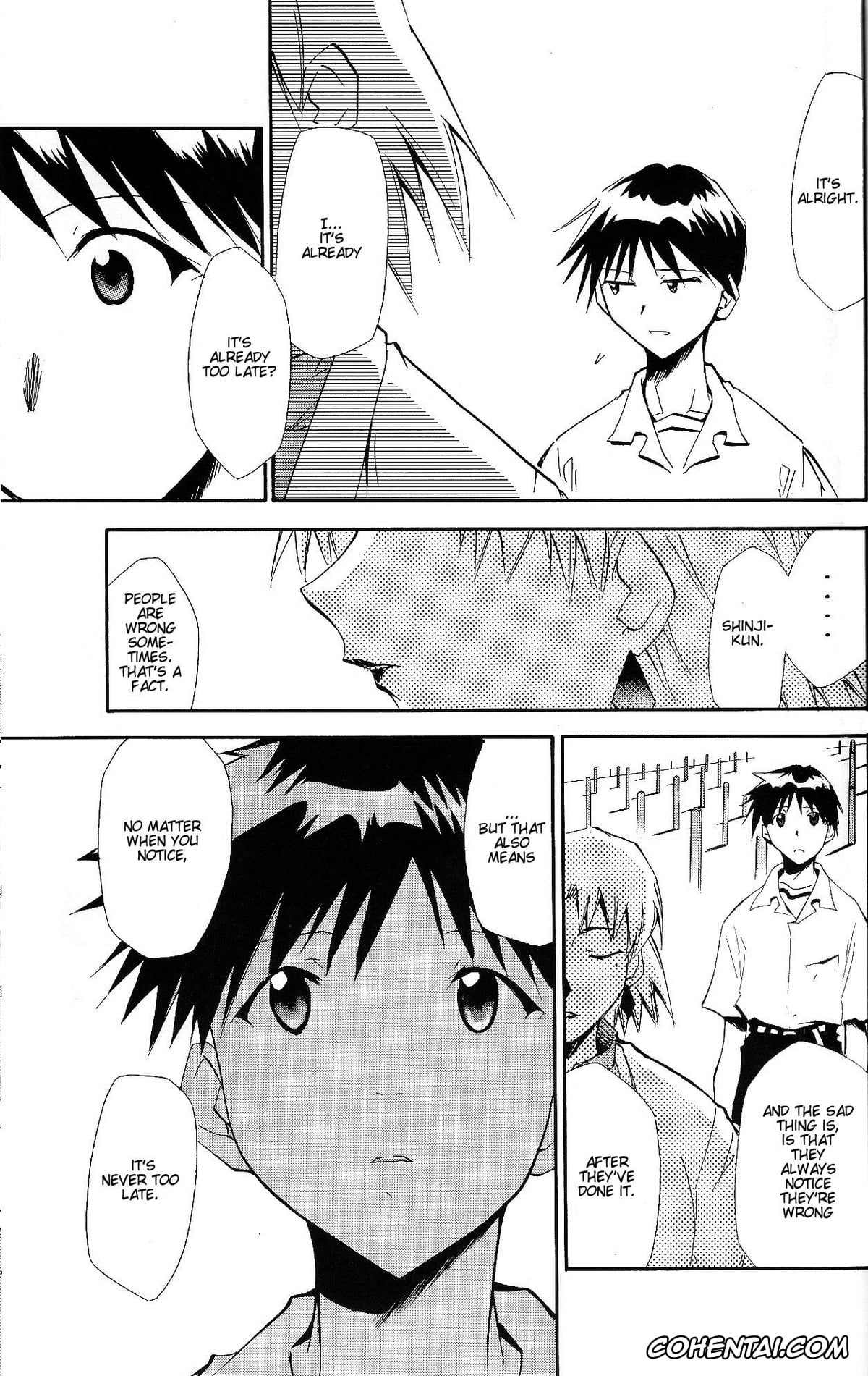 Neon Genesis Evangelion xxx, Asuka Langley Soryu xxx, Misato Katsuragi xxx, Rei Ayanami xxx, Ritsuko Akagi xxx, Ryoji Kaji xxx, Shinji Ikari xxx, Supergirl xxx, RE-TAKE ~After~ (Neon Genesis Evangelion), pagina 46