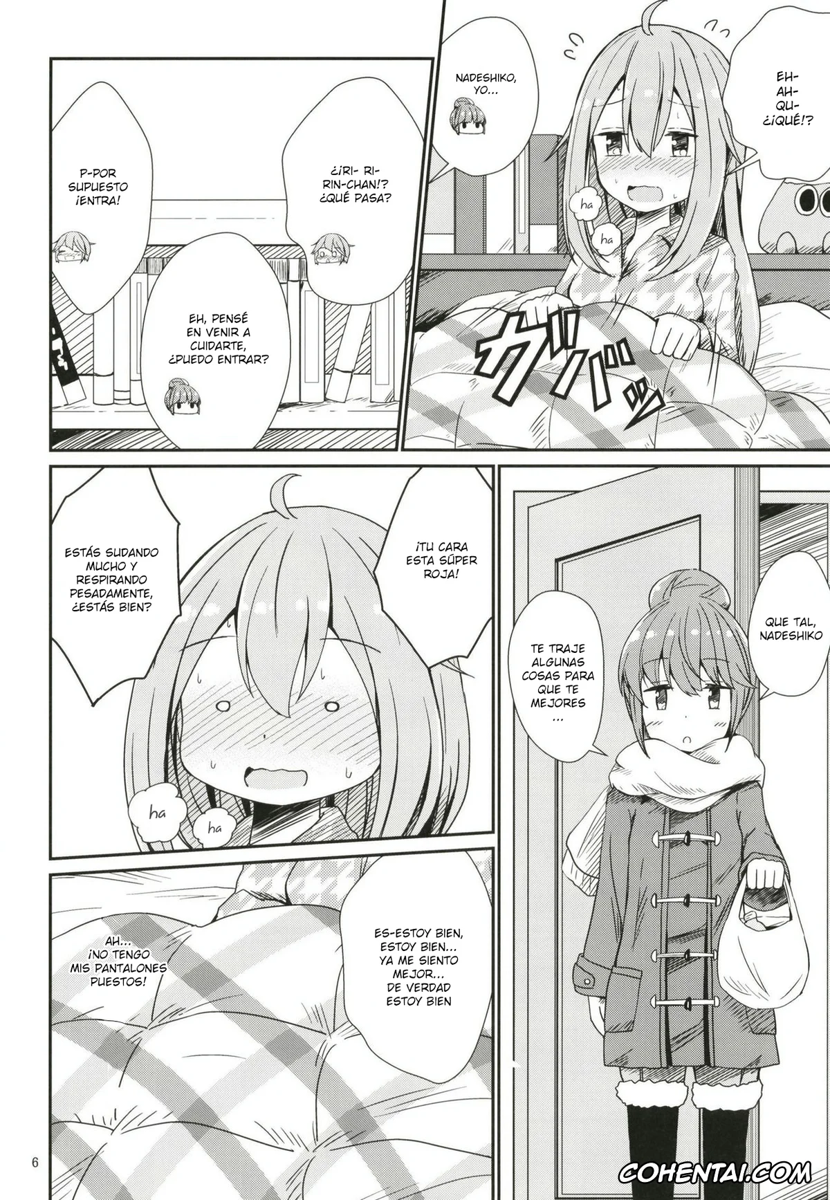 Yuru Camp | Laid-Back Camp hentai, Nadeshiko Kagamihara hentai, Rin Shima hentai, Watashi no Kawaii Nadeshiko (Yuru Camp), pagina 6