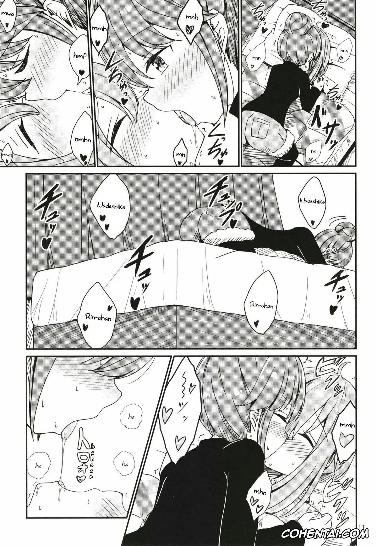 Yuru Camp | Laid-Back Camp porno, Nadeshiko Kagamihara porno, Rin Shima porno, Watashi no Kawaii Nadeshiko (Yuru Camp), pagina 11