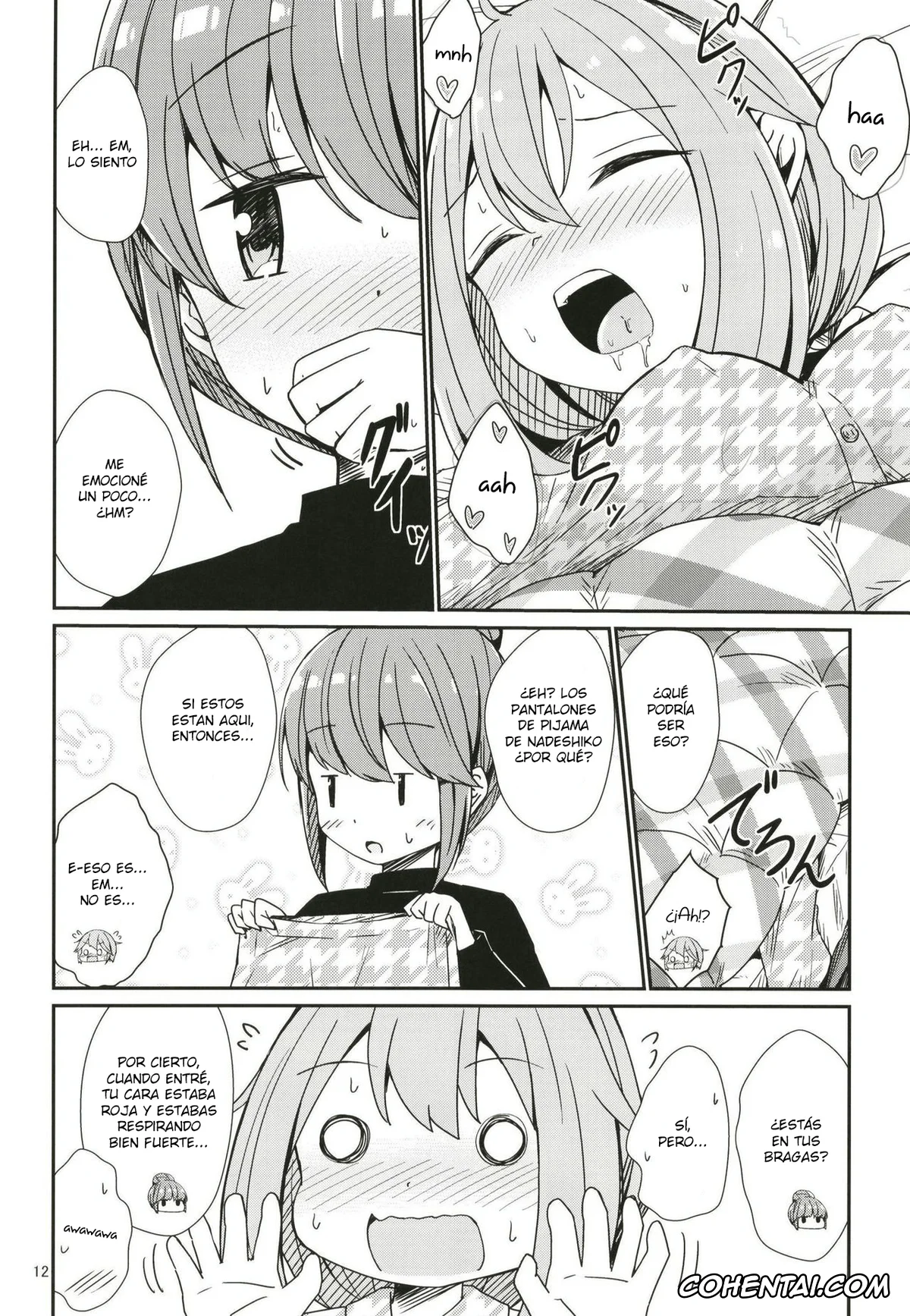 Yuru Camp | Laid-Back Camp hentai, Nadeshiko Kagamihara hentai, Rin Shima hentai, Watashi no Kawaii Nadeshiko (Yuru Camp), pagina 12