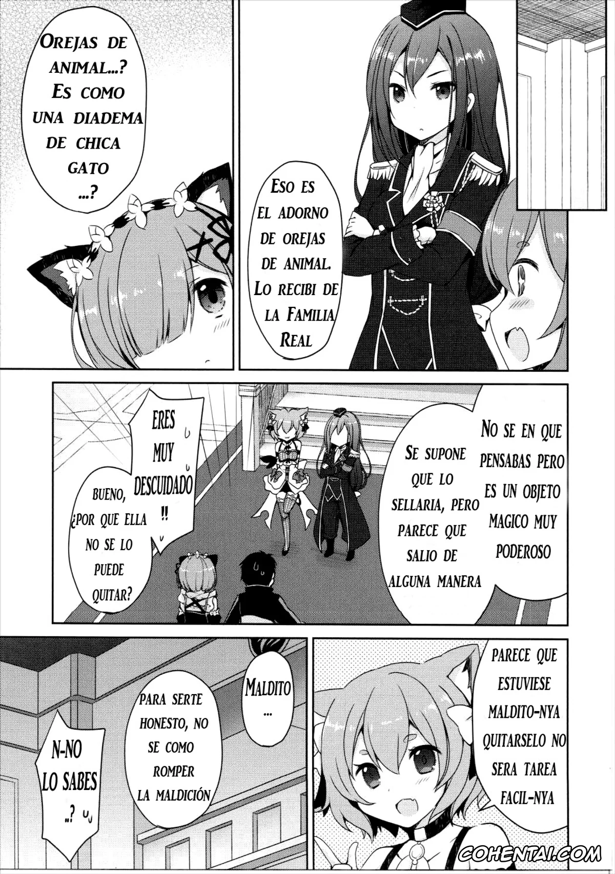 Re:Zero kara Hajimeru Isekai Seikatsu hentai, Rem hentai, Subaru Natsuki hentai, Rem Nyan wa Hatsujouki (Re:Zero kara Hajimeru Isekai Seikatsu), pagina 6