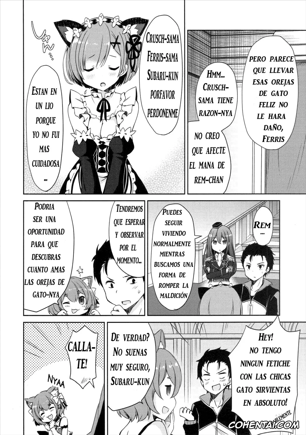 Re:Zero kara Hajimeru Isekai Seikatsu xxx, Rem xxx, Subaru Natsuki xxx, Rem Nyan wa Hatsujouki (Re:Zero kara Hajimeru Isekai Seikatsu), pagina 7